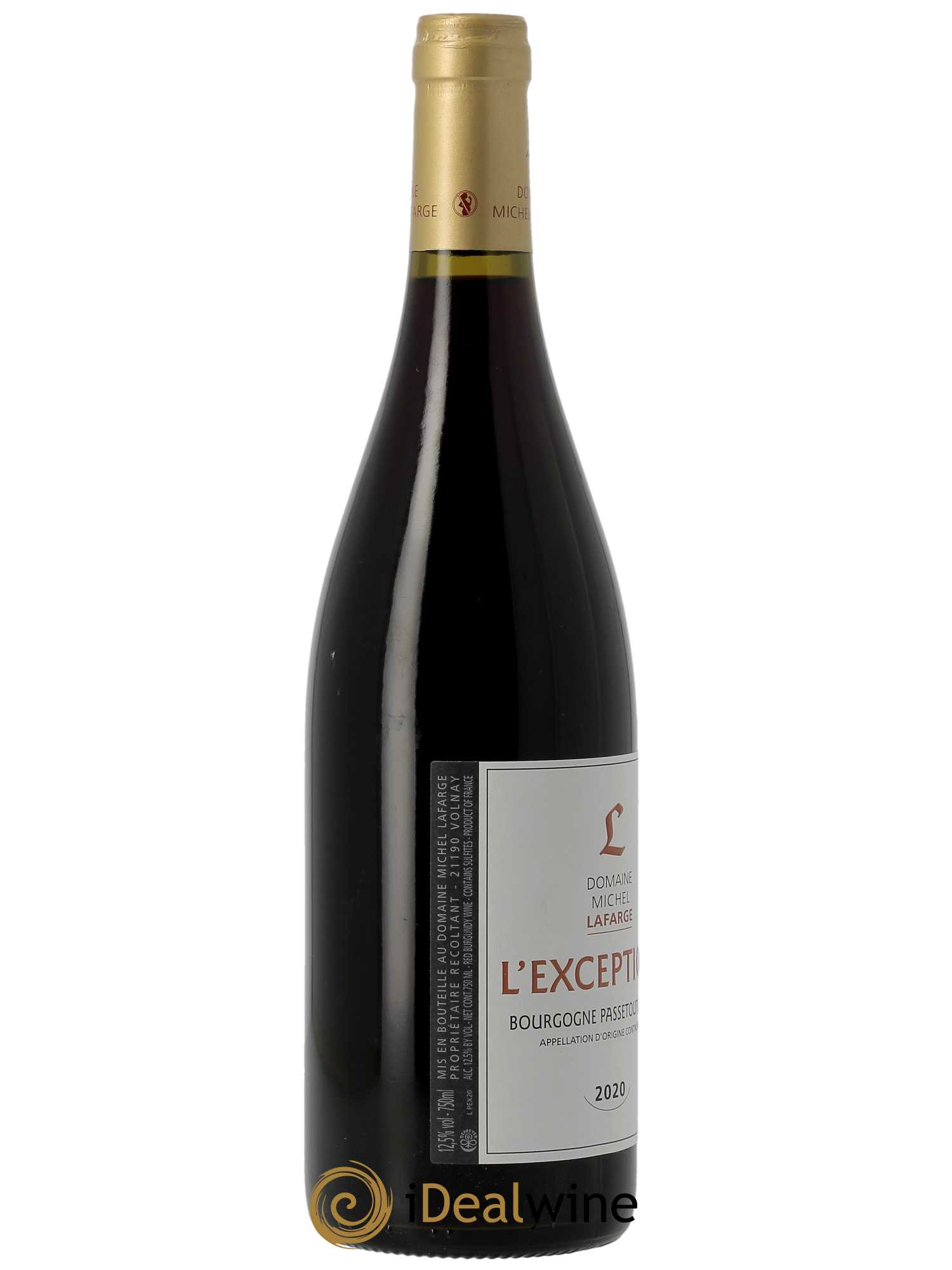 Bourgogne Passetoutgrain L'Exception Lafarge (Domaine) 2020 - Lot de 1 bouteille - 1