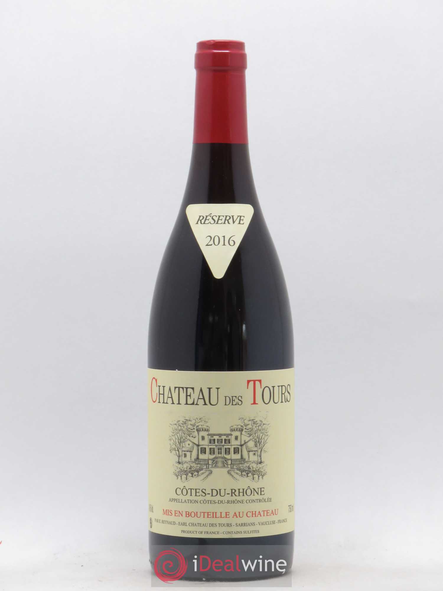Côtes-du-Rhône Château des Tours Emmanuel Reynaud 2016 - Lot de 1 bouteille - 0