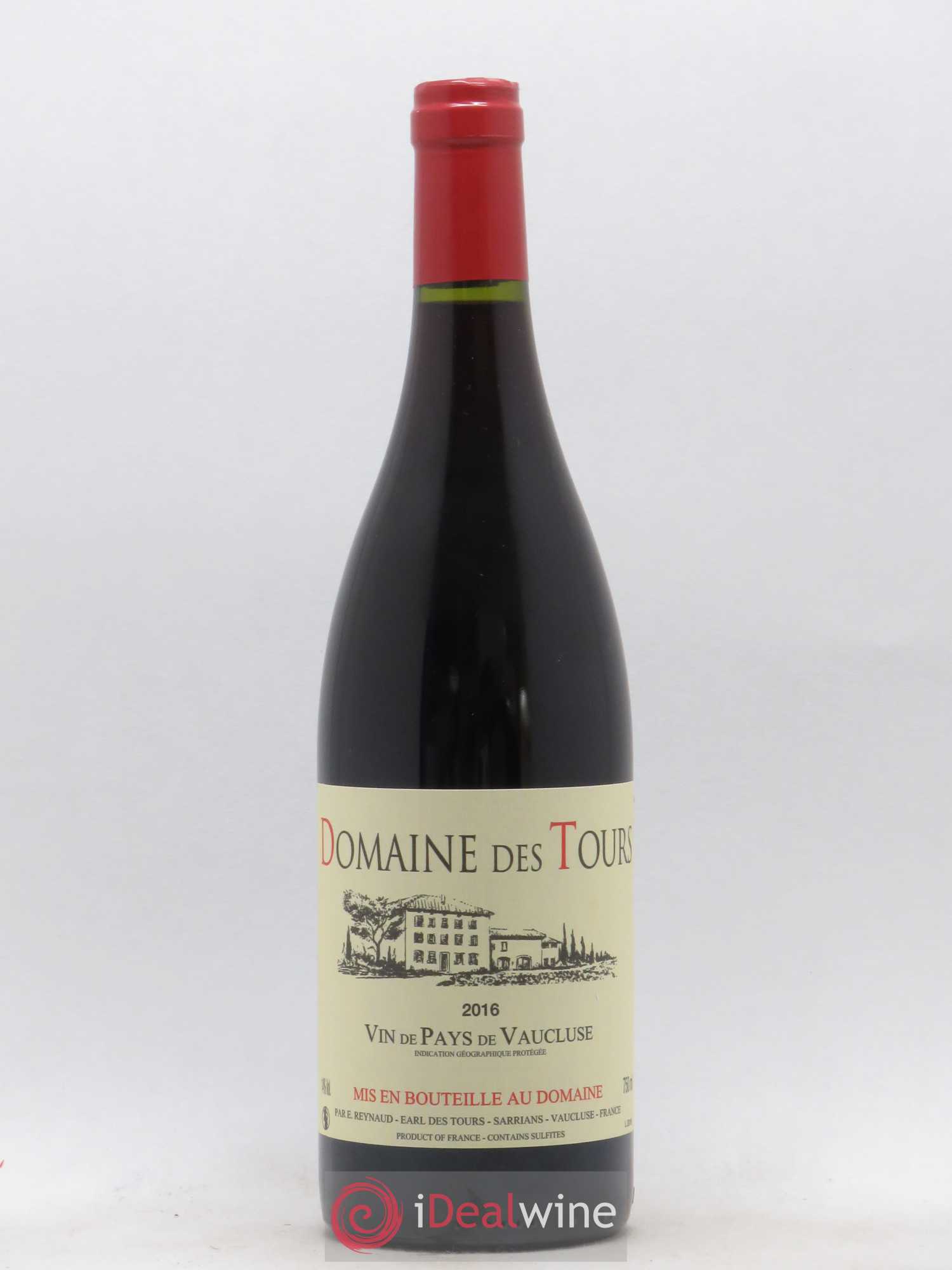 Vaucluse (Vin de Pays de Vaucluse) Domaine des Tours Emmanuel Reynaud 2016 - Lot de 1 bouteille - 0