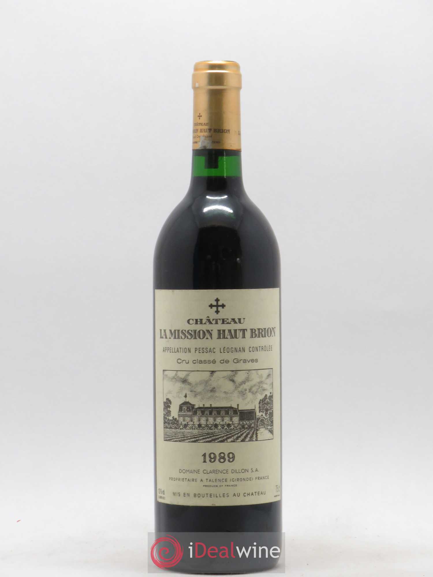 Château la Mission Haut-Brion Cru Classé de Graves 1989 - Lot de 1 bouteille - 0