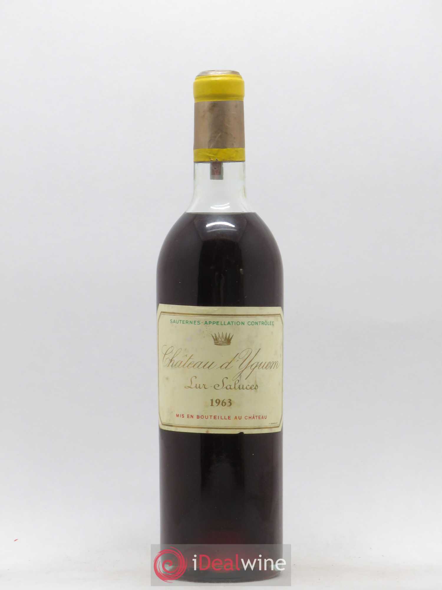 Château d' Yquem 1er Cru Classé Supérieur 1963 - Lotto di 1 bottiglia - 0