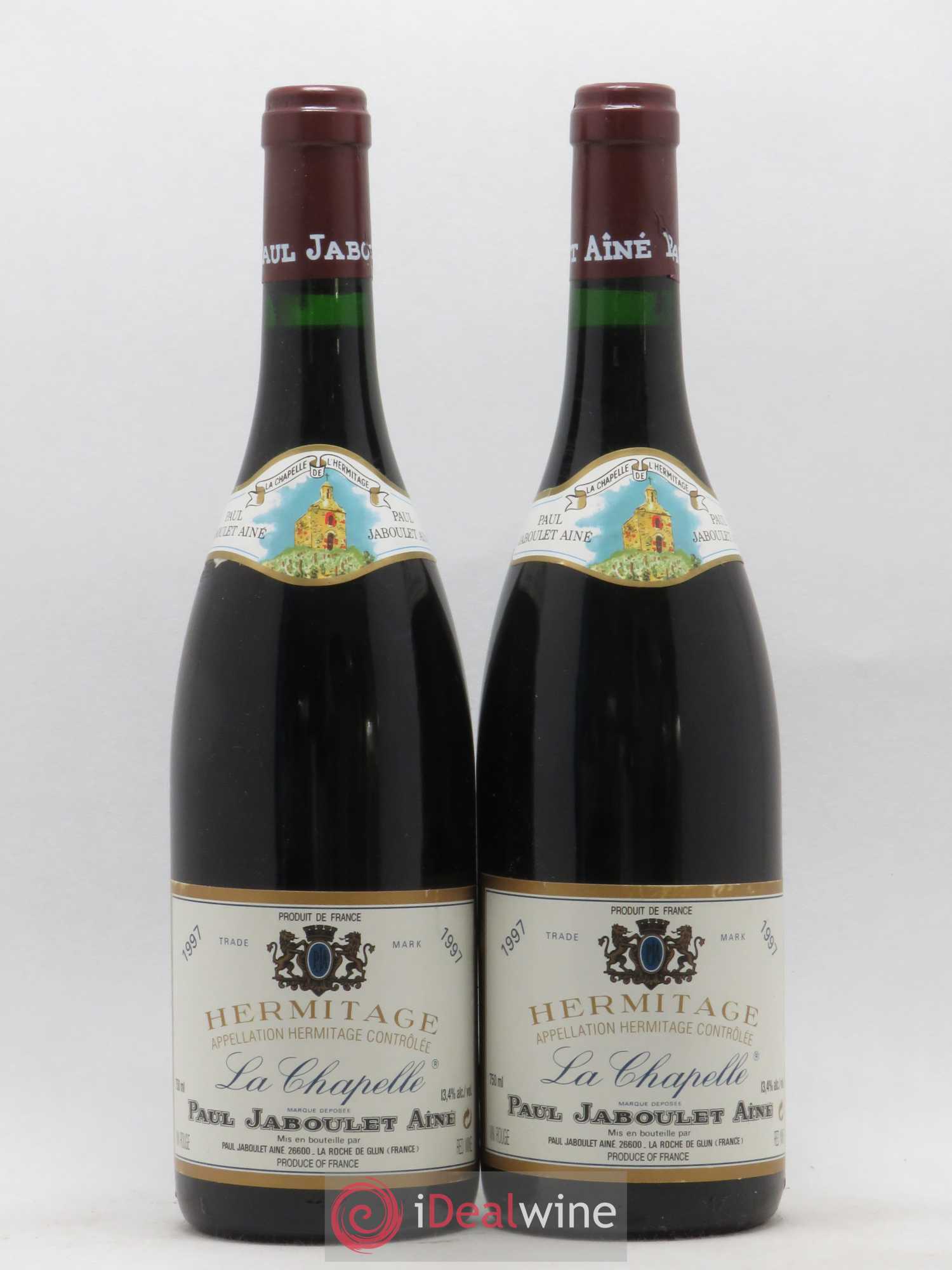 Hermitage La Chapelle Paul Jaboulet Ainé 1997 - Lot de 2 bouteilles - 0