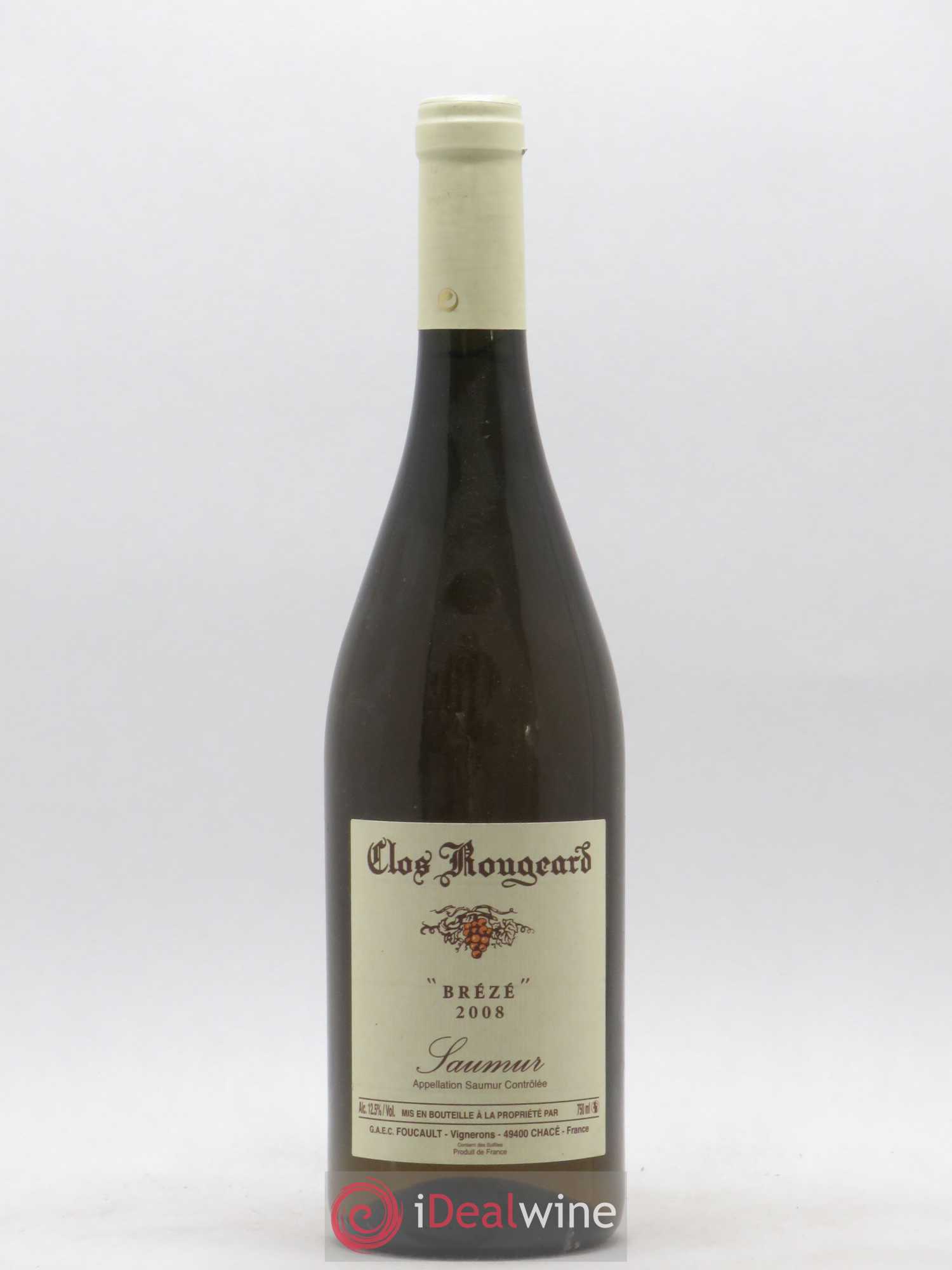 Saumur Brézé Clos Rougeard 2008 - Lot de 1 bouteille - 0