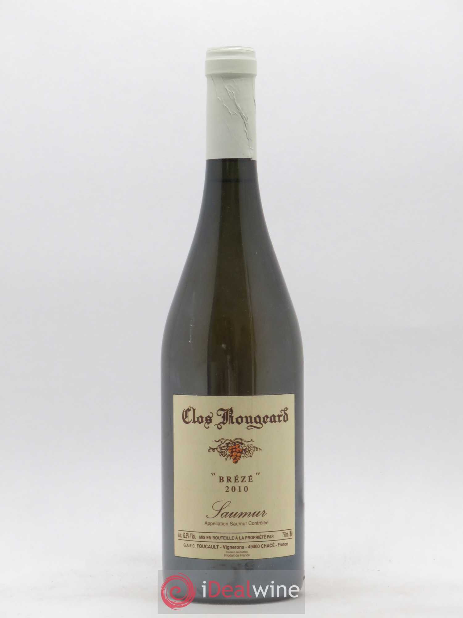 Saumur Brézé Clos Rougeard 2010 - Lot de 1 bouteille - 0