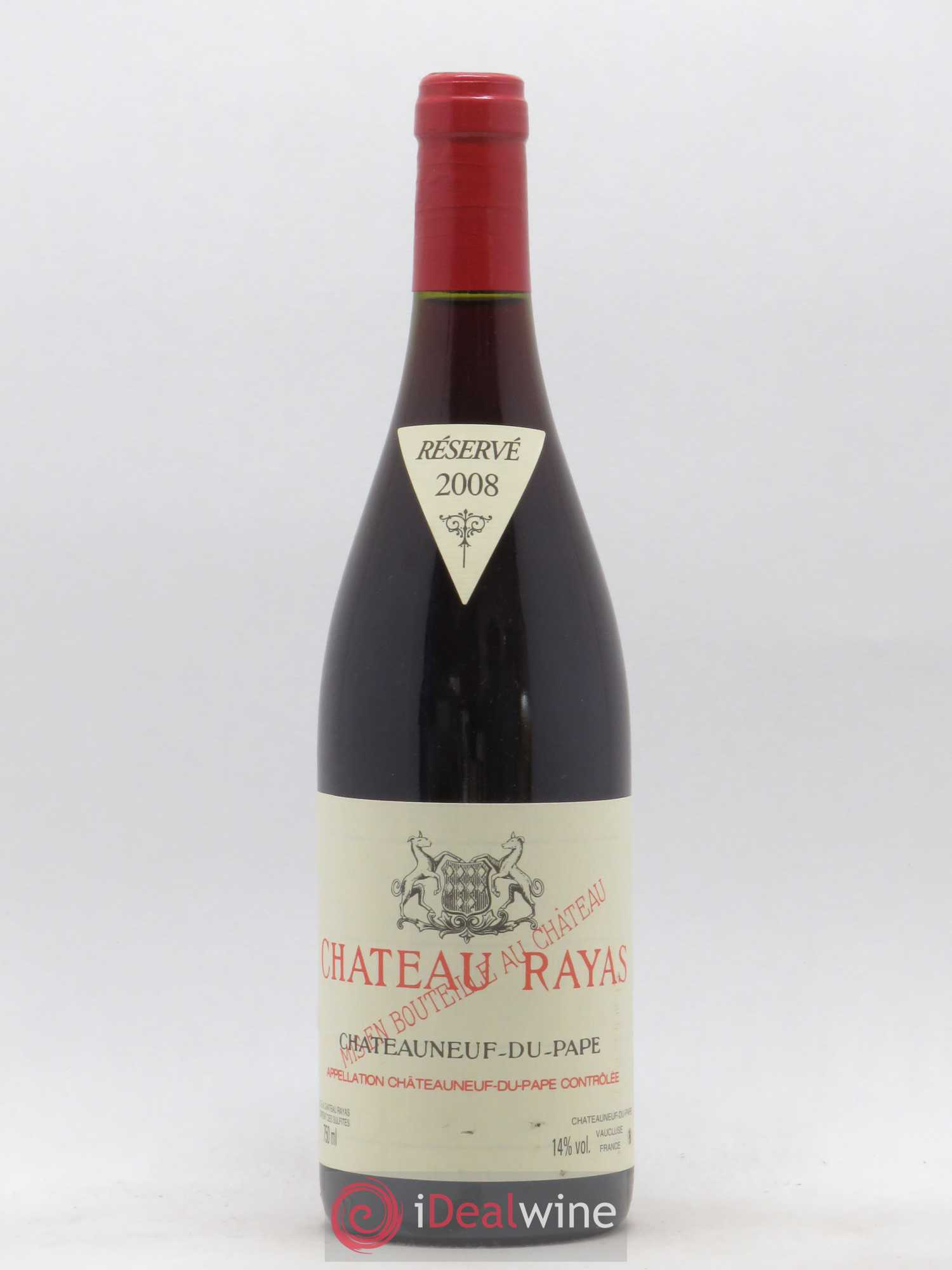 Châteauneuf-du-Pape Château Rayas Emmanuel Reynaud 2008 - Lot de 1 bouteille - 0