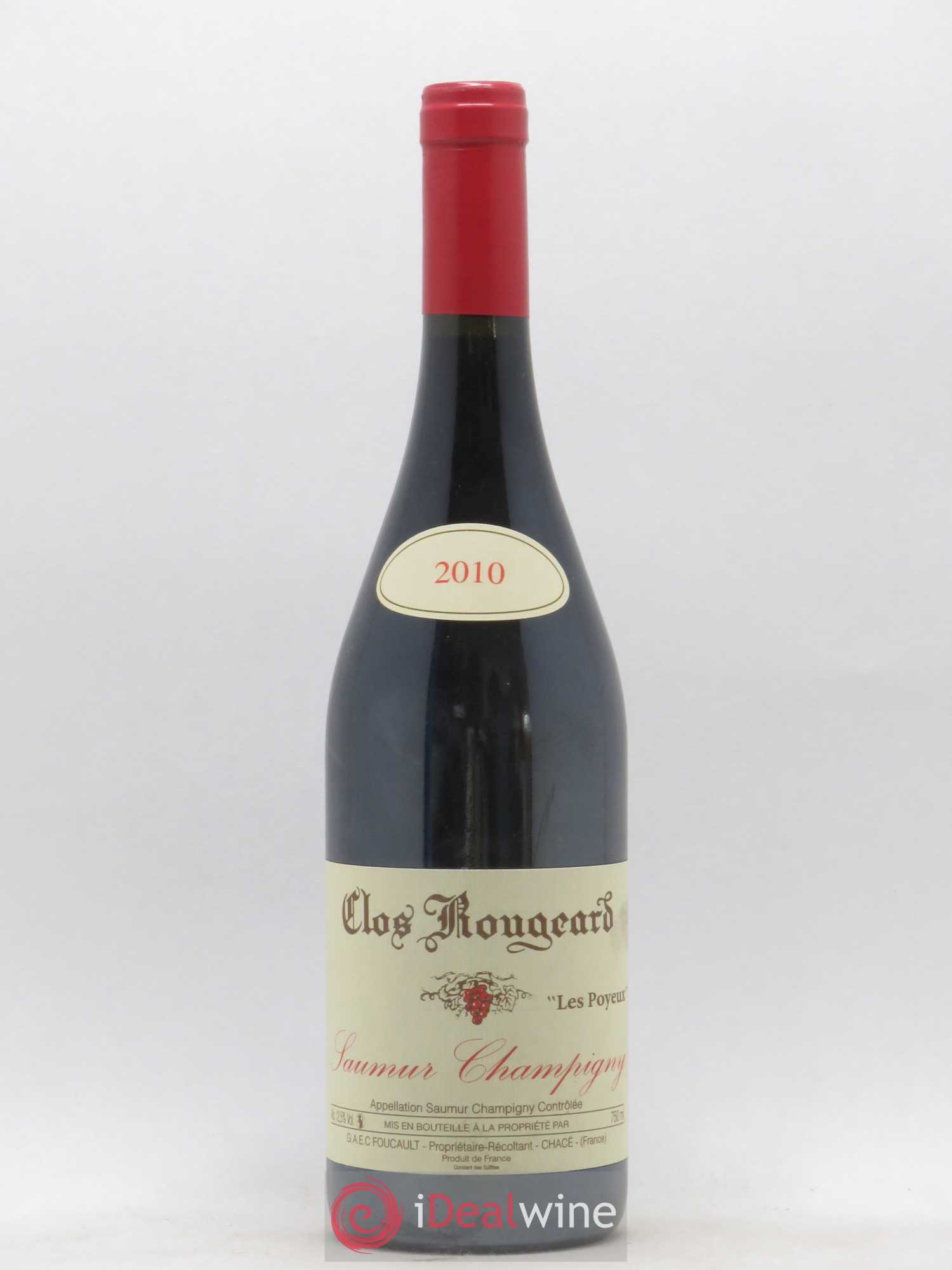 Saumur-Champigny Les Poyeux Clos Rougeard 2010 - Lot de 1 bouteille - 0