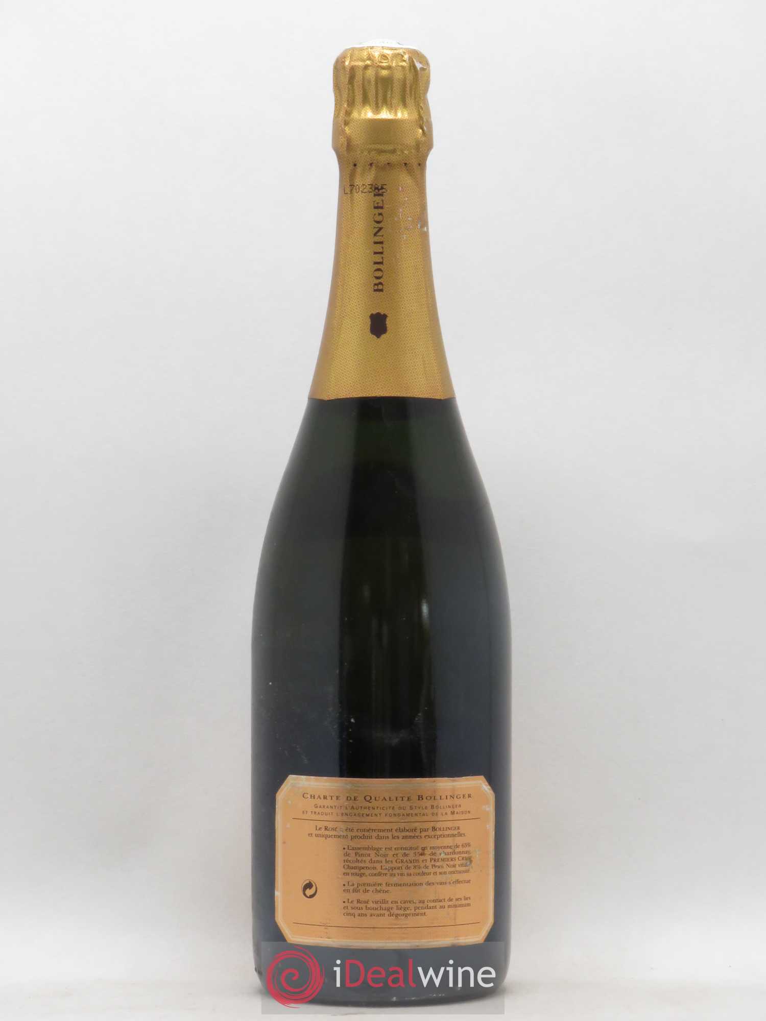 Bollinger ロゼ シャンパン 1988 Bollinger ロゼ シャンパン 1988 Bollinger ロゼ シャンパン 1988