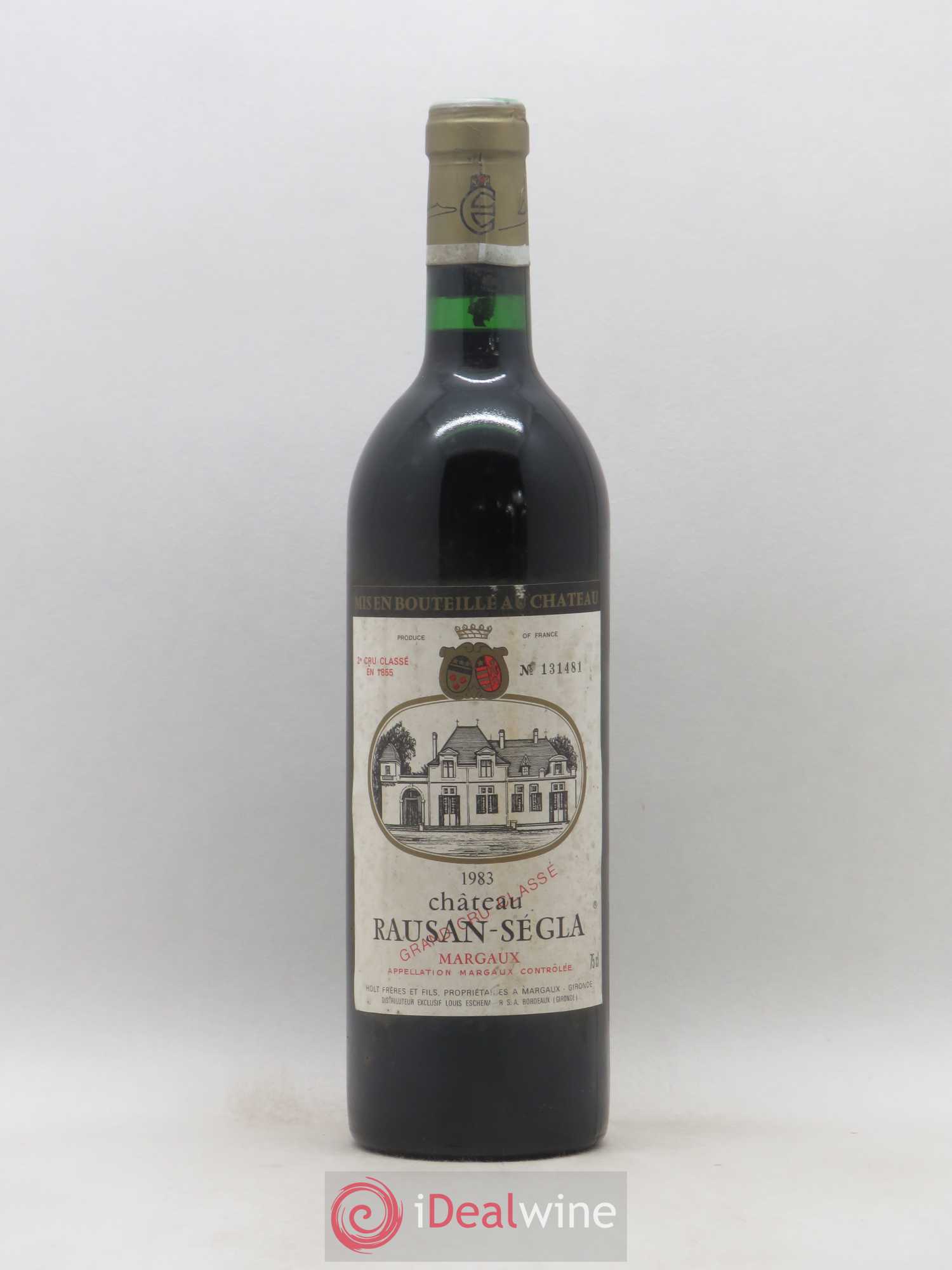 Château Rauzan Ségla Grand Cru Classé 1983 - Lot de 1 bouteille - 0
