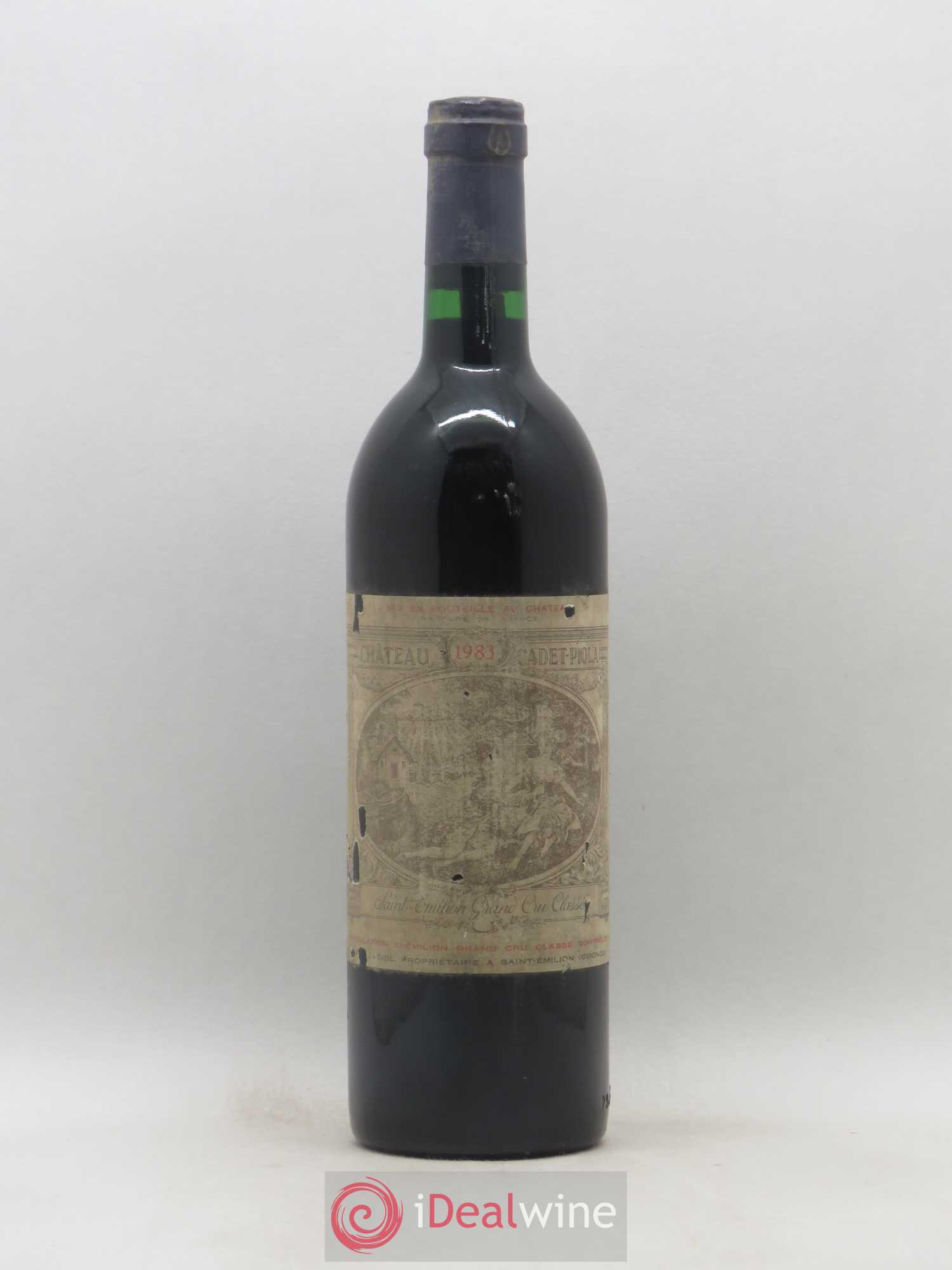 Château Cadet Piola Grand Cru Classé 1983 - Lot de 1 bouteille - 0