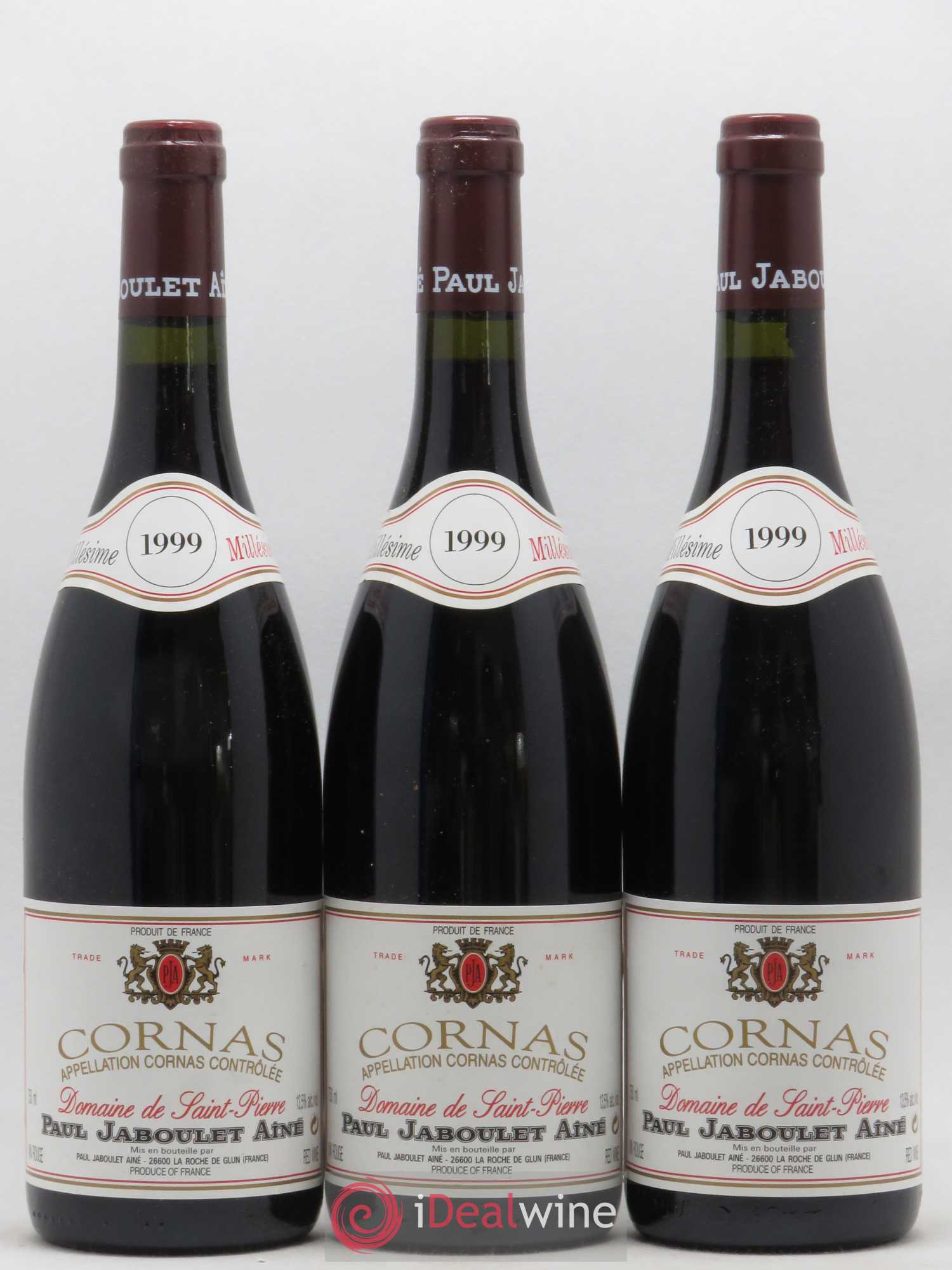 Cornas Domaine de Saint-Pierre Paul Jaboulet Ainé 1999 - Lot de 6 bouteilles - 2