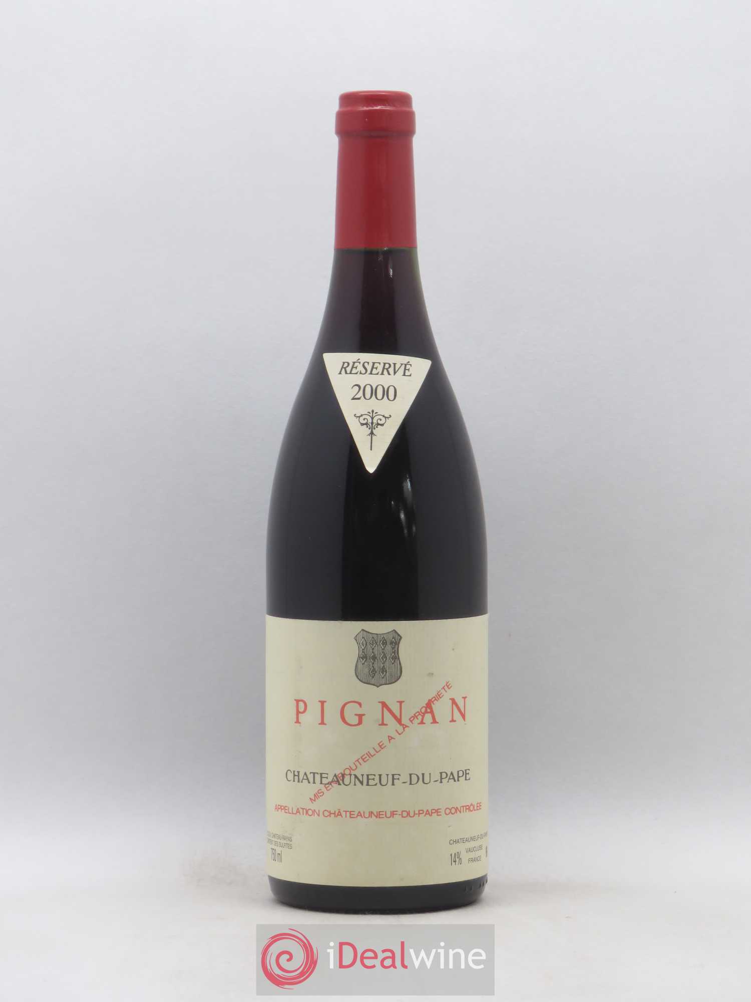 Châteauneuf-du-Pape Pignan Emmanuel Reynaud 2000 - Lot de 1 bouteille - 0