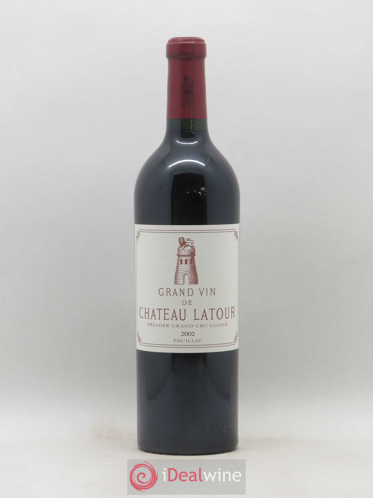 Château Latour 1er Grand Cru Classé 2002 - Lot de 1 bouteille - 0