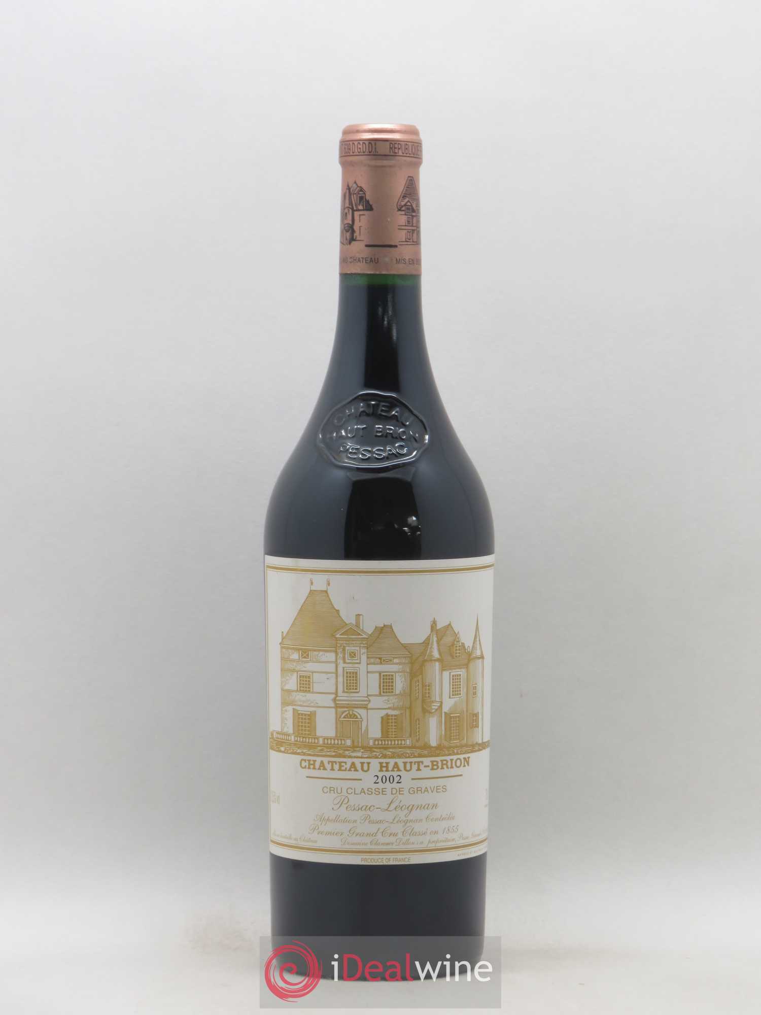 Château Haut Brion 1er Grand Cru Classé 2002 - Lot de 1 bouteille - 0