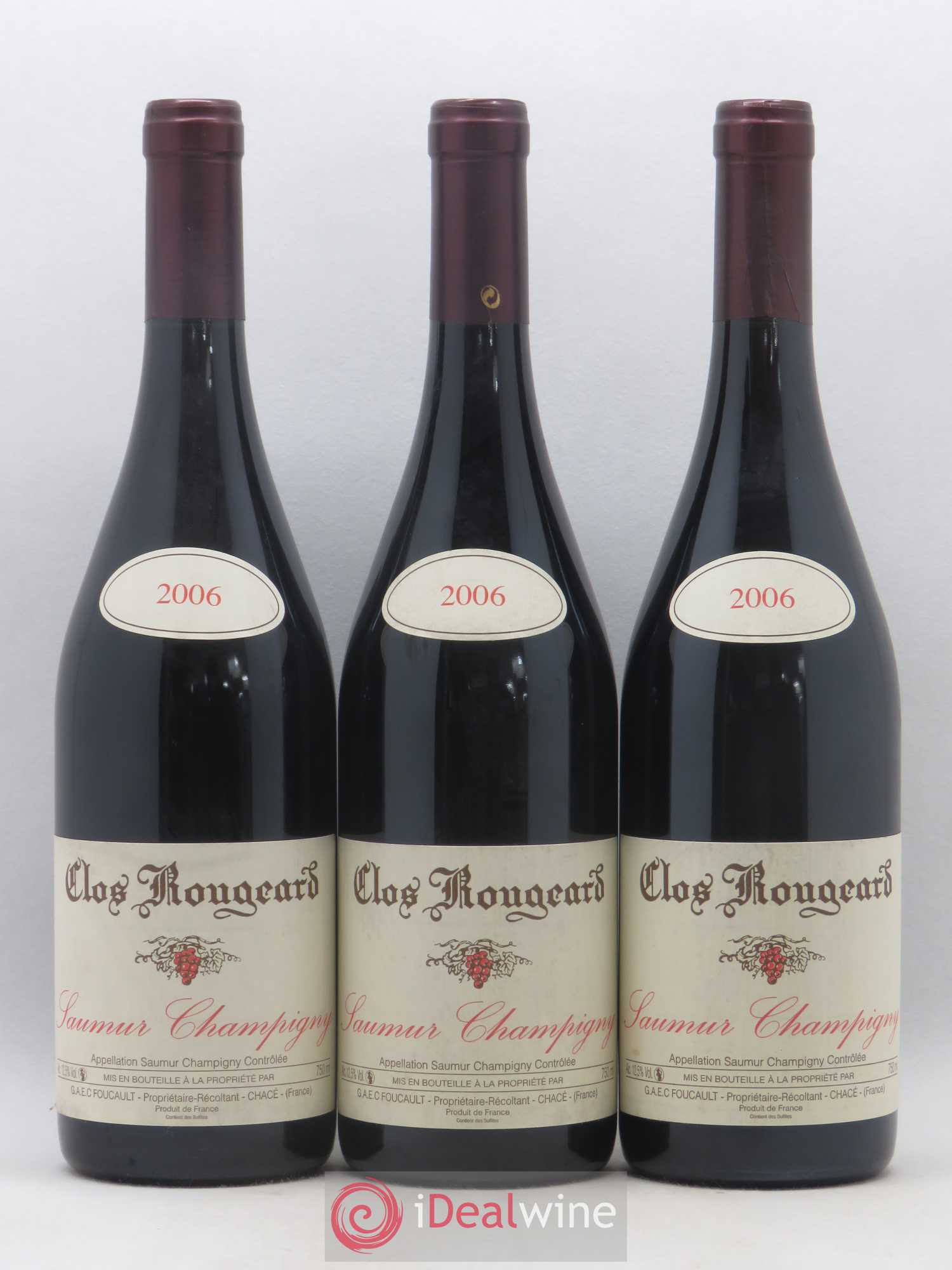 Saumur-Champigny Clos Rougeard 2006 - Lot de 3 bouteilles - 0