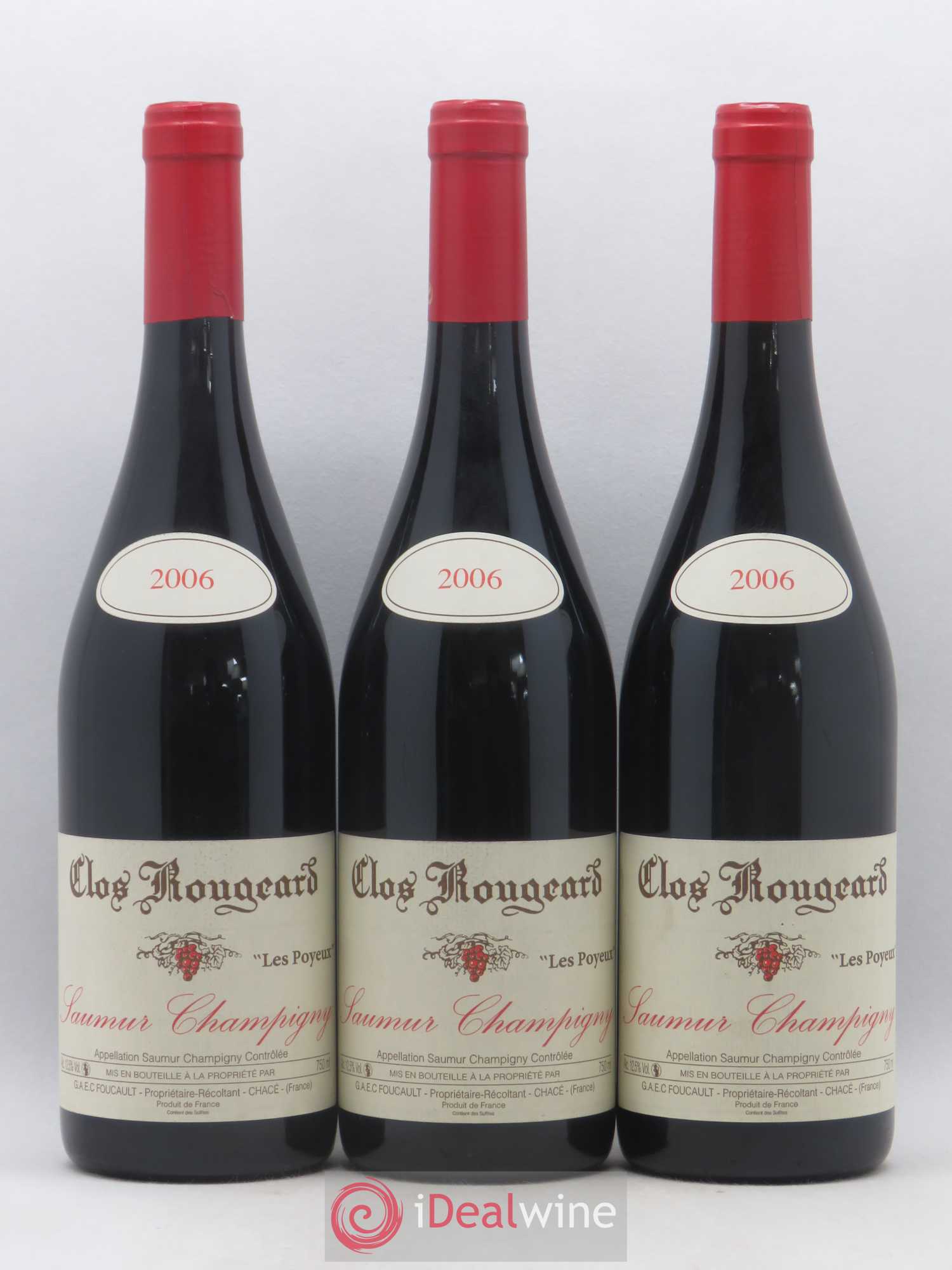 Saumur-Champigny Les Poyeux Clos Rougeard 2006 - Lot de 3 bouteilles - 0