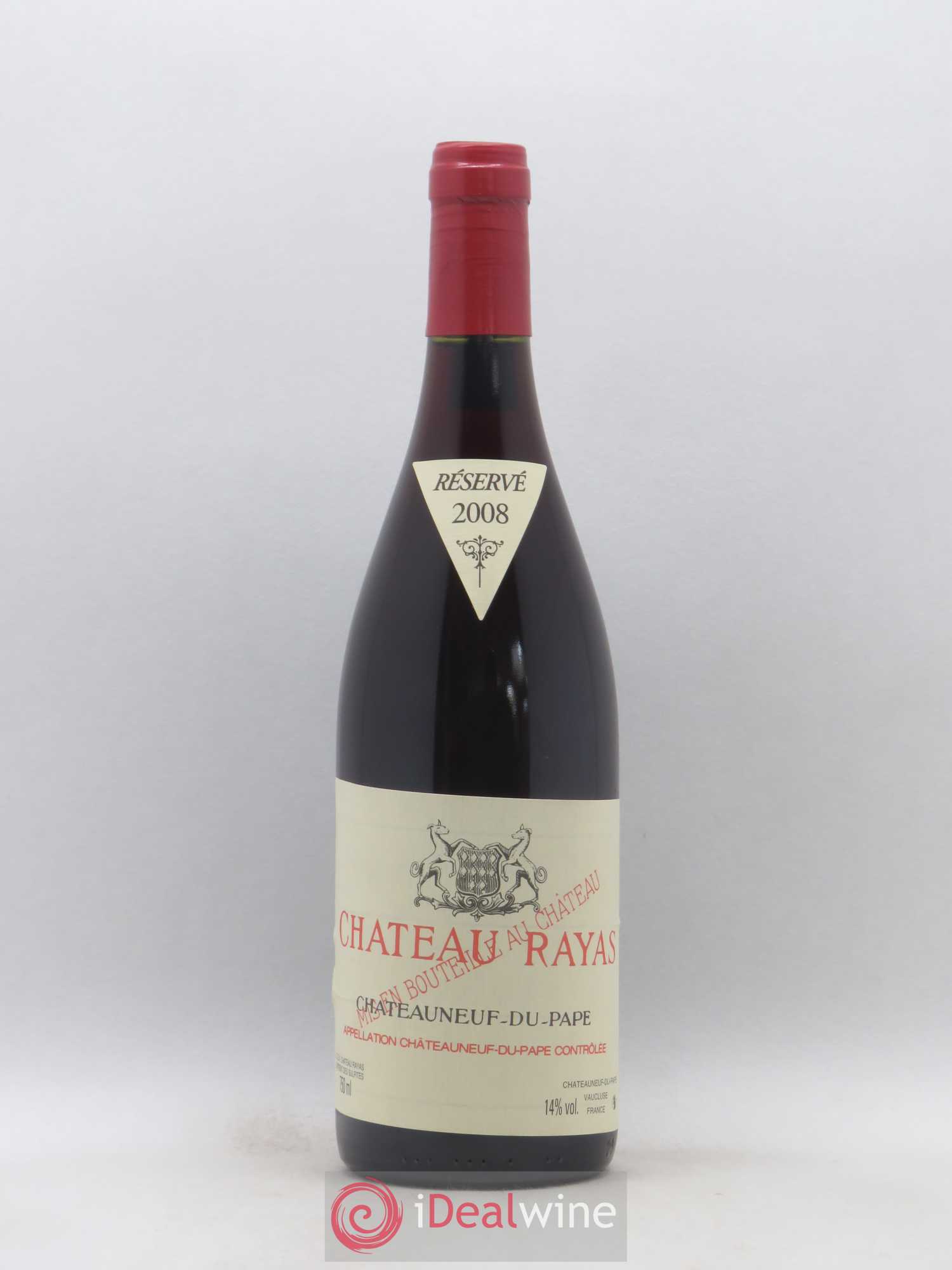 Châteauneuf-du-Pape Château Rayas Emmanuel Reynaud 2008 - Lot de 1 bouteille - 0