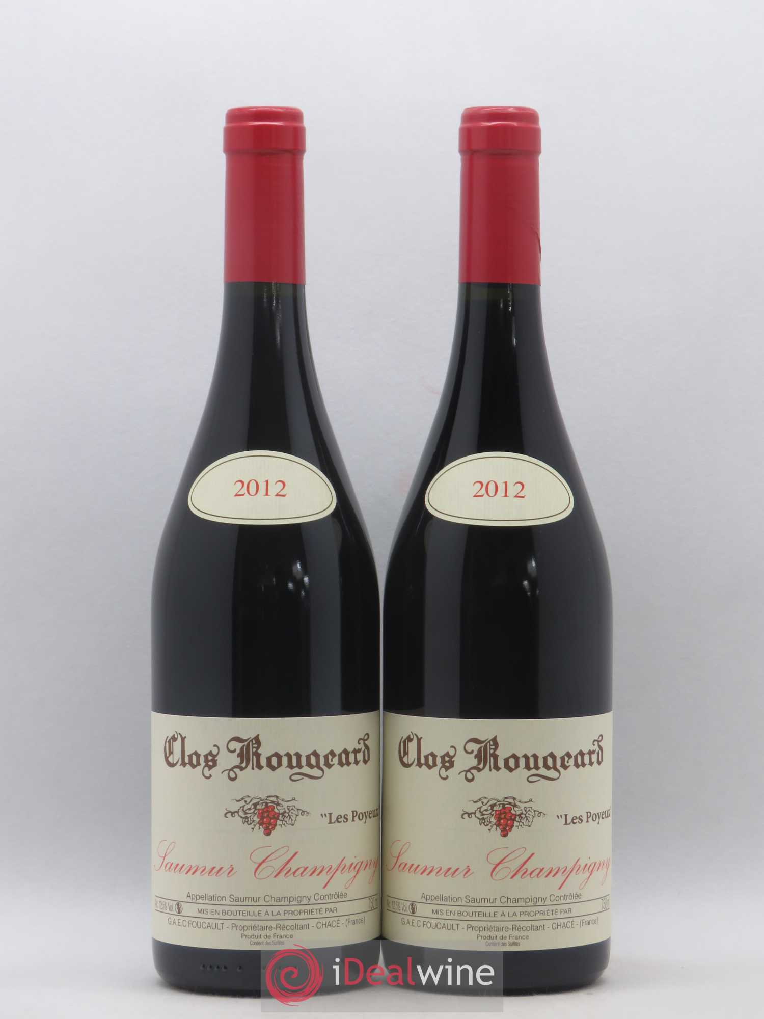 Saumur-Champigny Les Poyeux Clos Rougeard 2012 - Lot de 2 bouteilles - 0