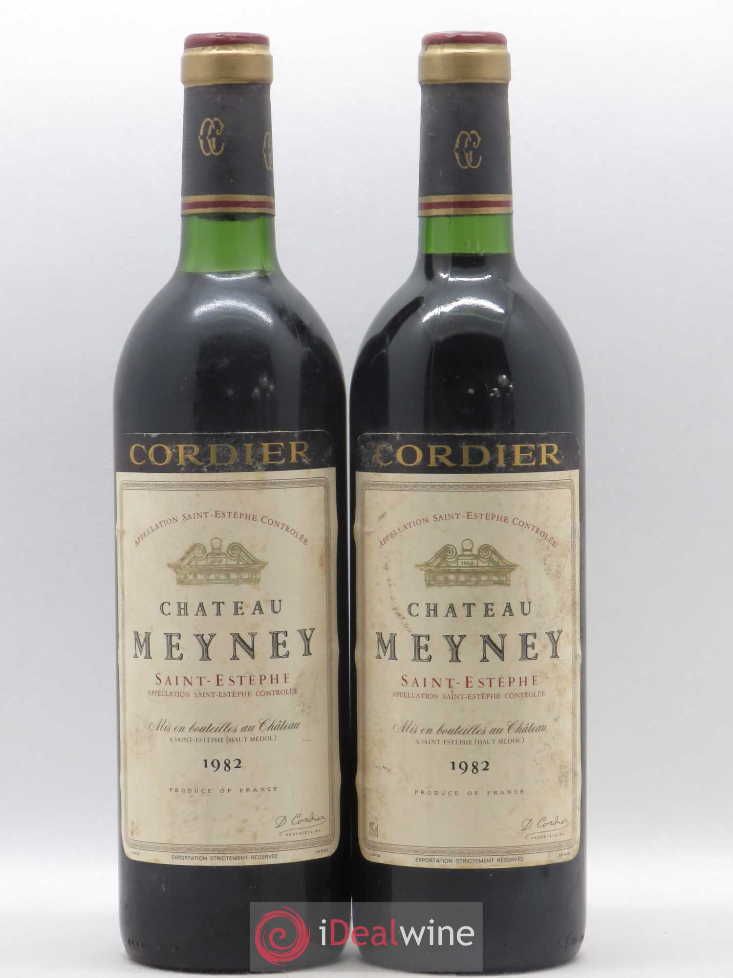 Château Meyney 1982 - Lot de 2 bouteilles - 0