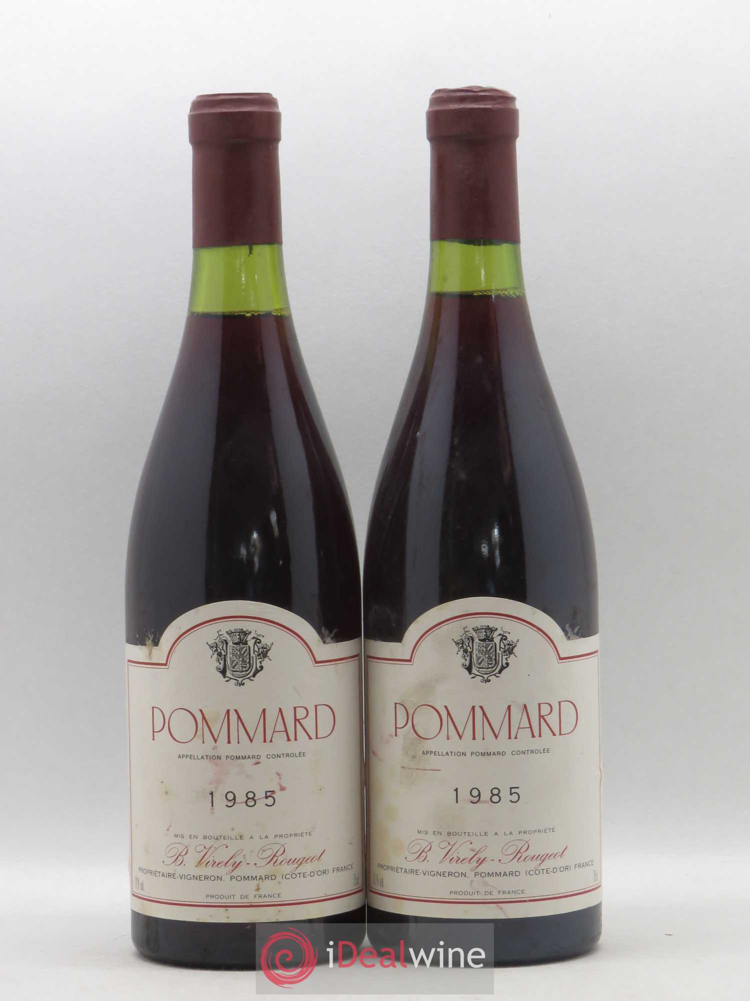 Pommard Virely-Rougeot 1985 - Lot de 2 bouteilles - 0