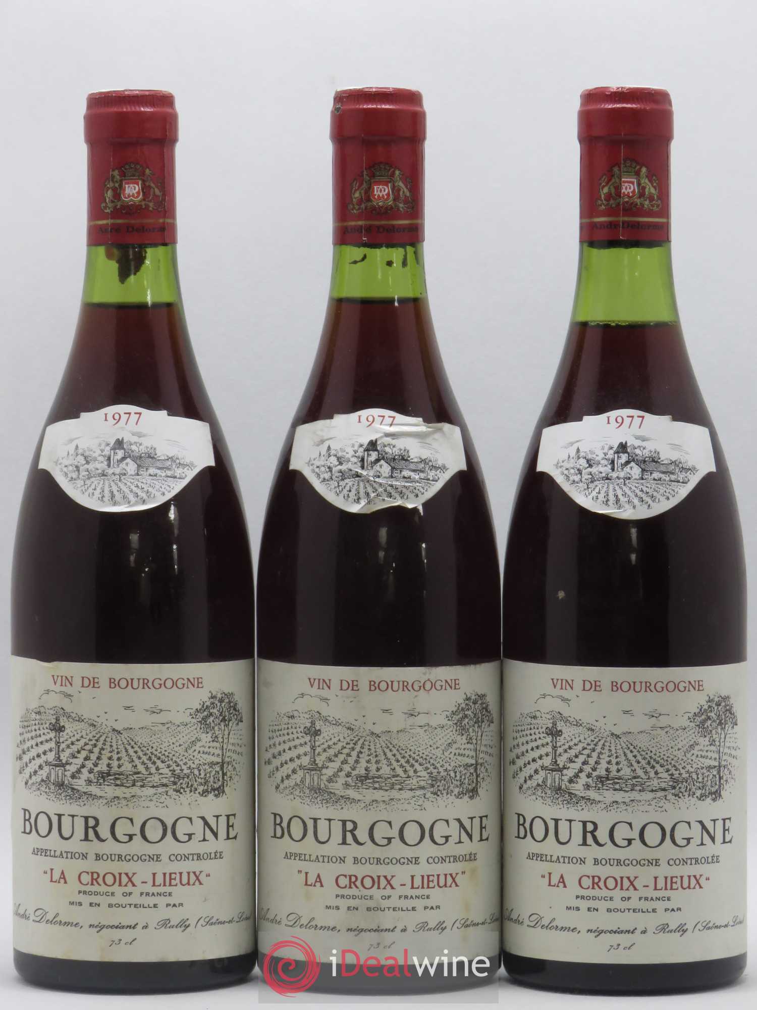 Bourgogne La Croix Lieux Andre Delorme (sans prix de réserve) 1977 - Posten von 3 Flaschen - 0