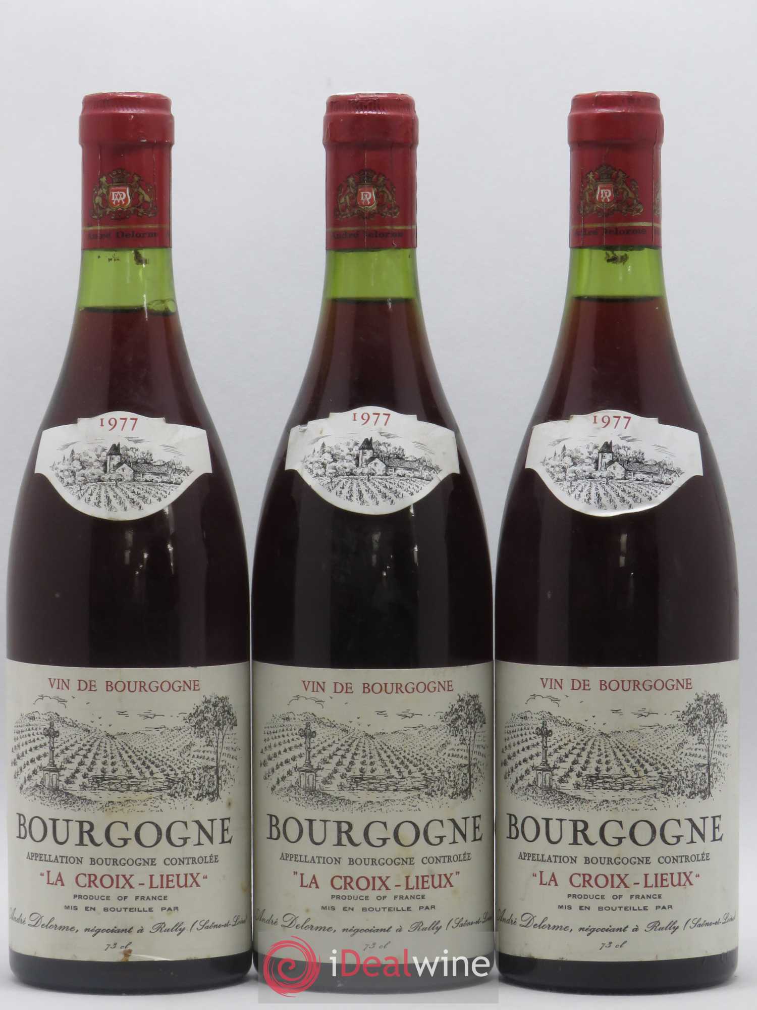Bourgogne La Croix Lieux Andre Delorme (sans prix de réserve) 1977 - Posten von 3 Flaschen - 0