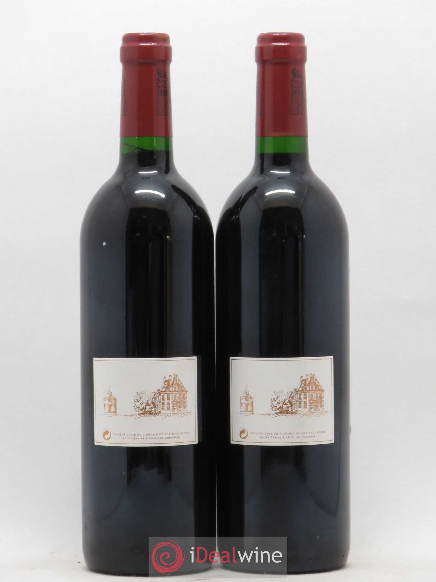 Château Latour 1er Grand Cru Classé 1996 - Lot de 2 bouteilles - 1