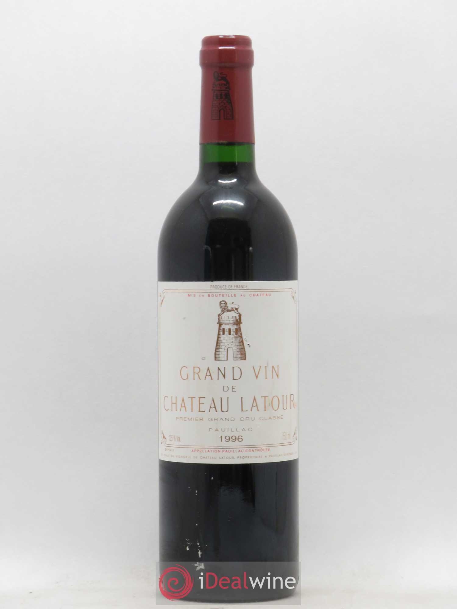 Château Latour 1er Grand Cru Classé 1996 - Lot de 1 bouteille - 0