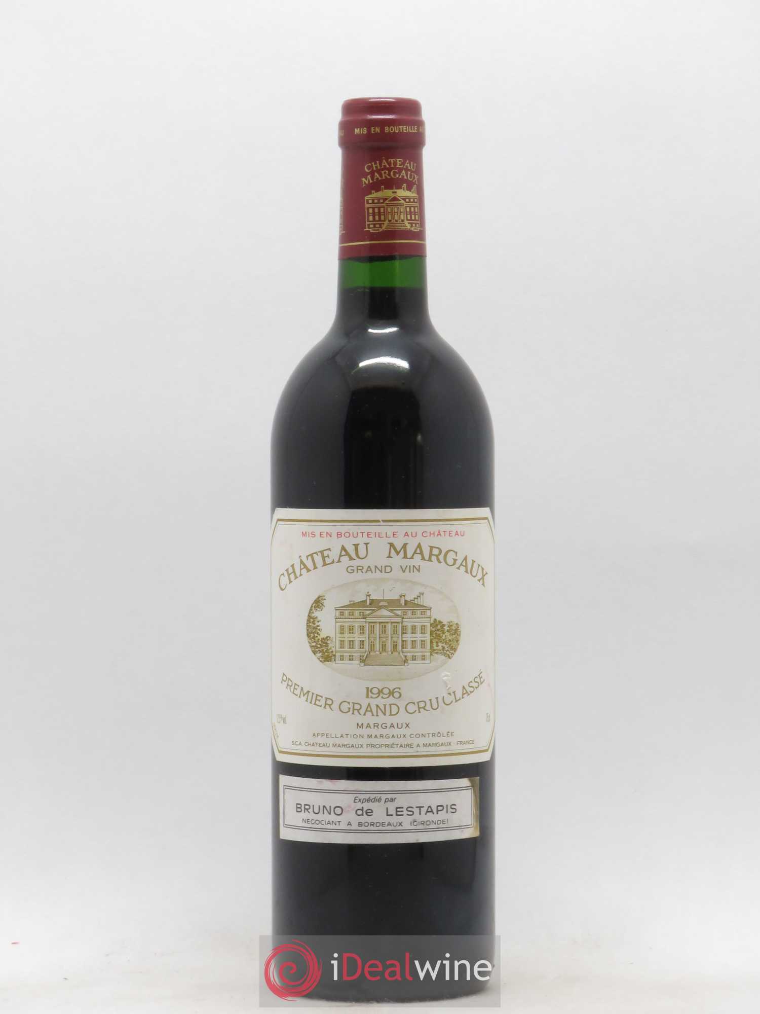 Château Margaux 1er Grand Cru Classé 1996 - Lot de 1 bouteille - 0