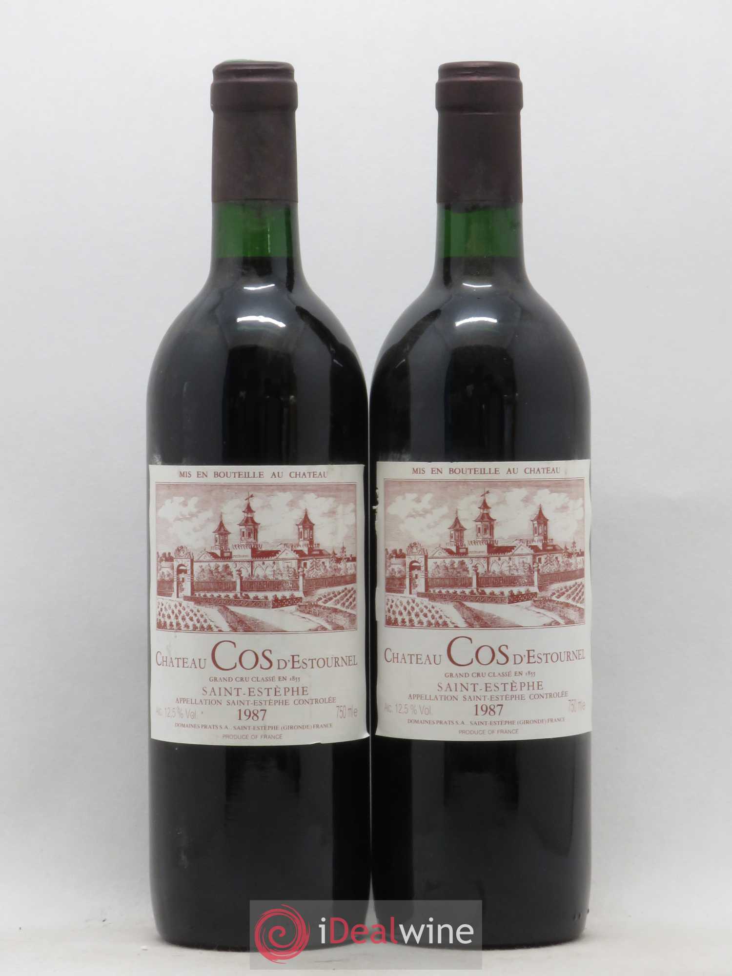 Cos d'Estournel 2ème Grand Cru Classé 1987 - Lot de 2 bouteilles - 0