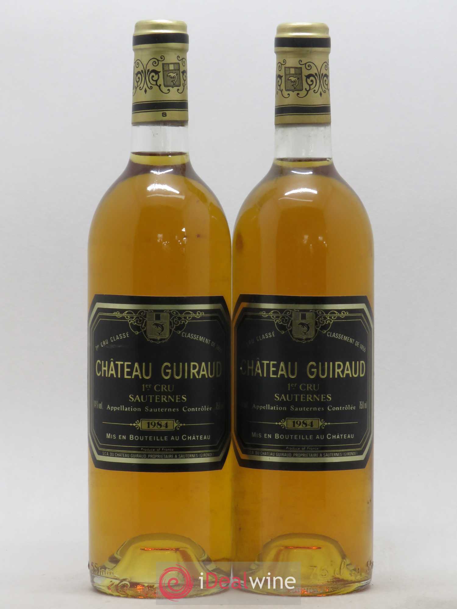 Château Guiraud 1er Grand Cru Classé 1984 - Lotto di 2 bottiglie - 0