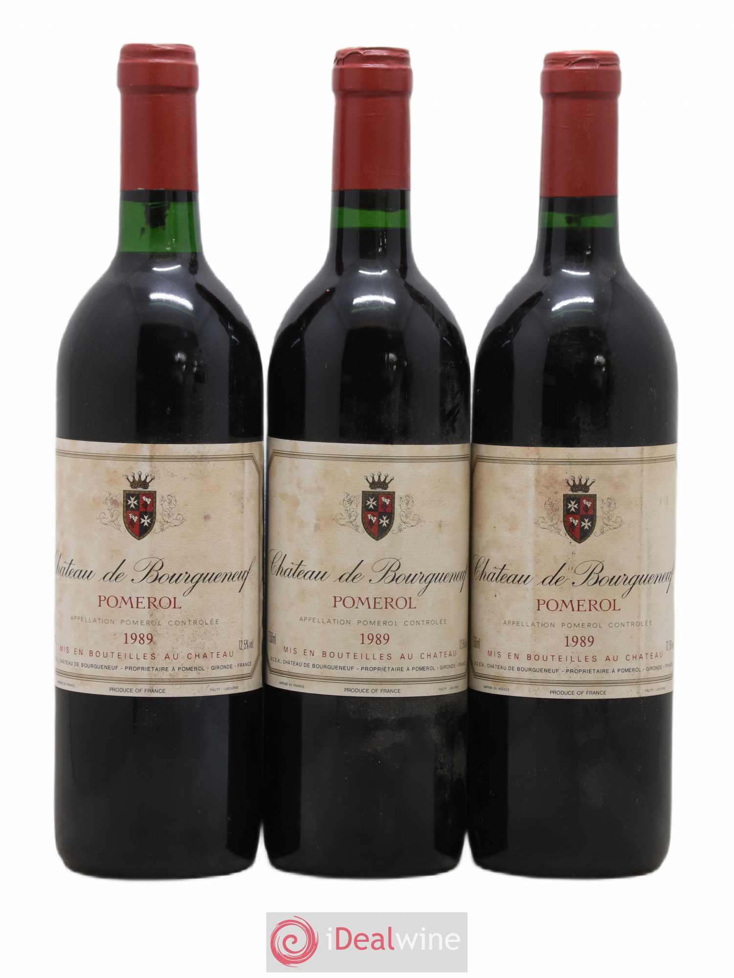 Pomerol Château de Bourgueneuf (sans prix de réserve) 1989 - Posten von 6 Flaschen - 2