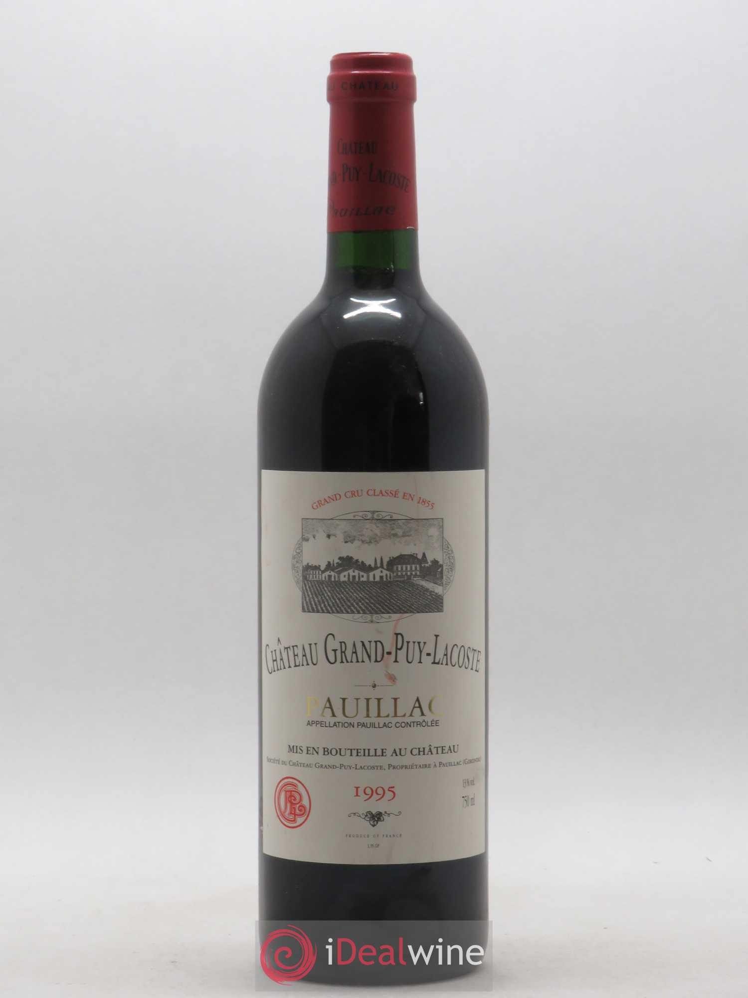 Château Grand Puy Lacoste 5ème Grand Cru Classé 1995 - Lot de 1 bouteille - 0