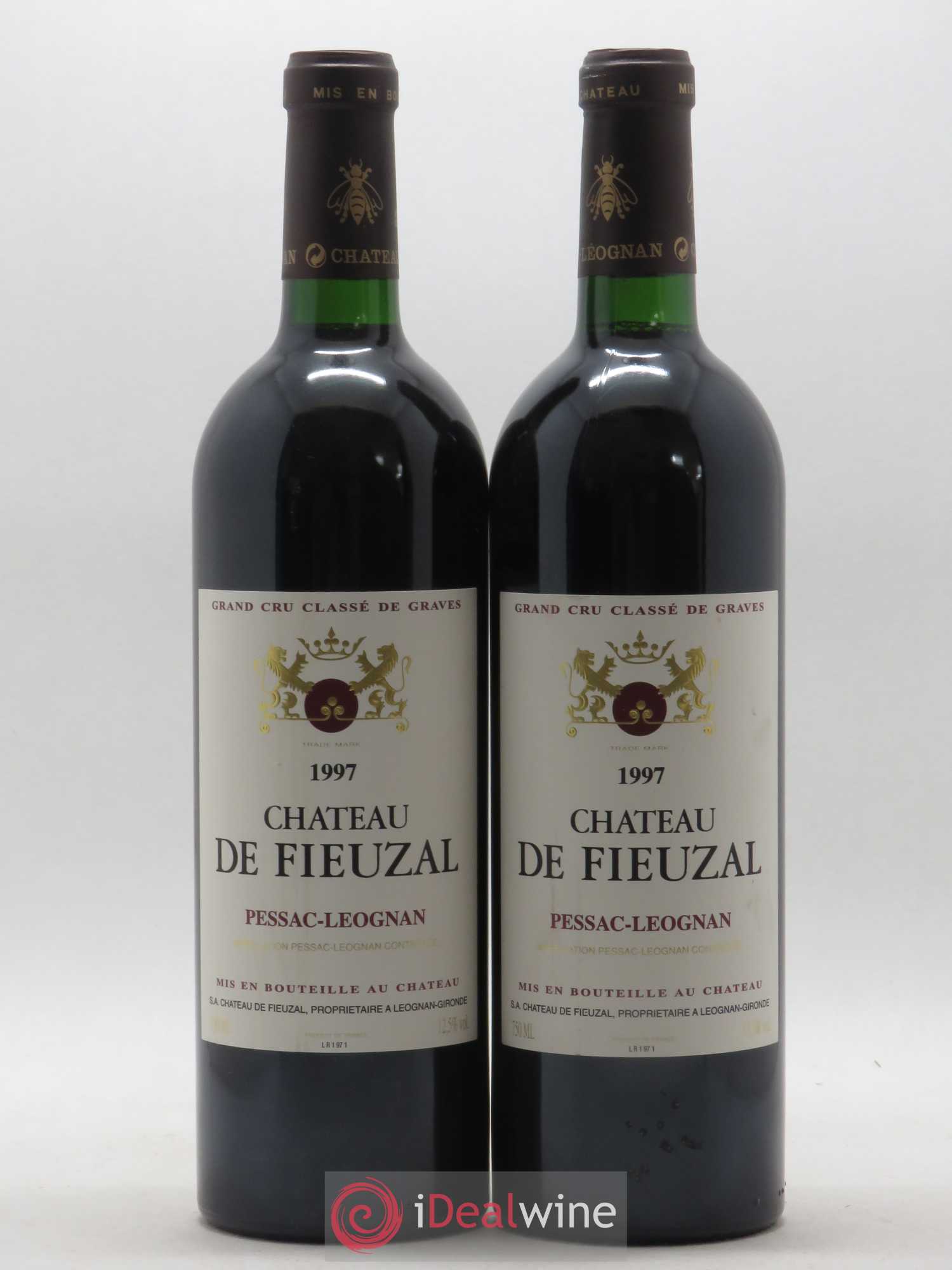 Château de Fieuzal Cru Classé de Graves 1997 - Lot de 2 bouteilles - 0