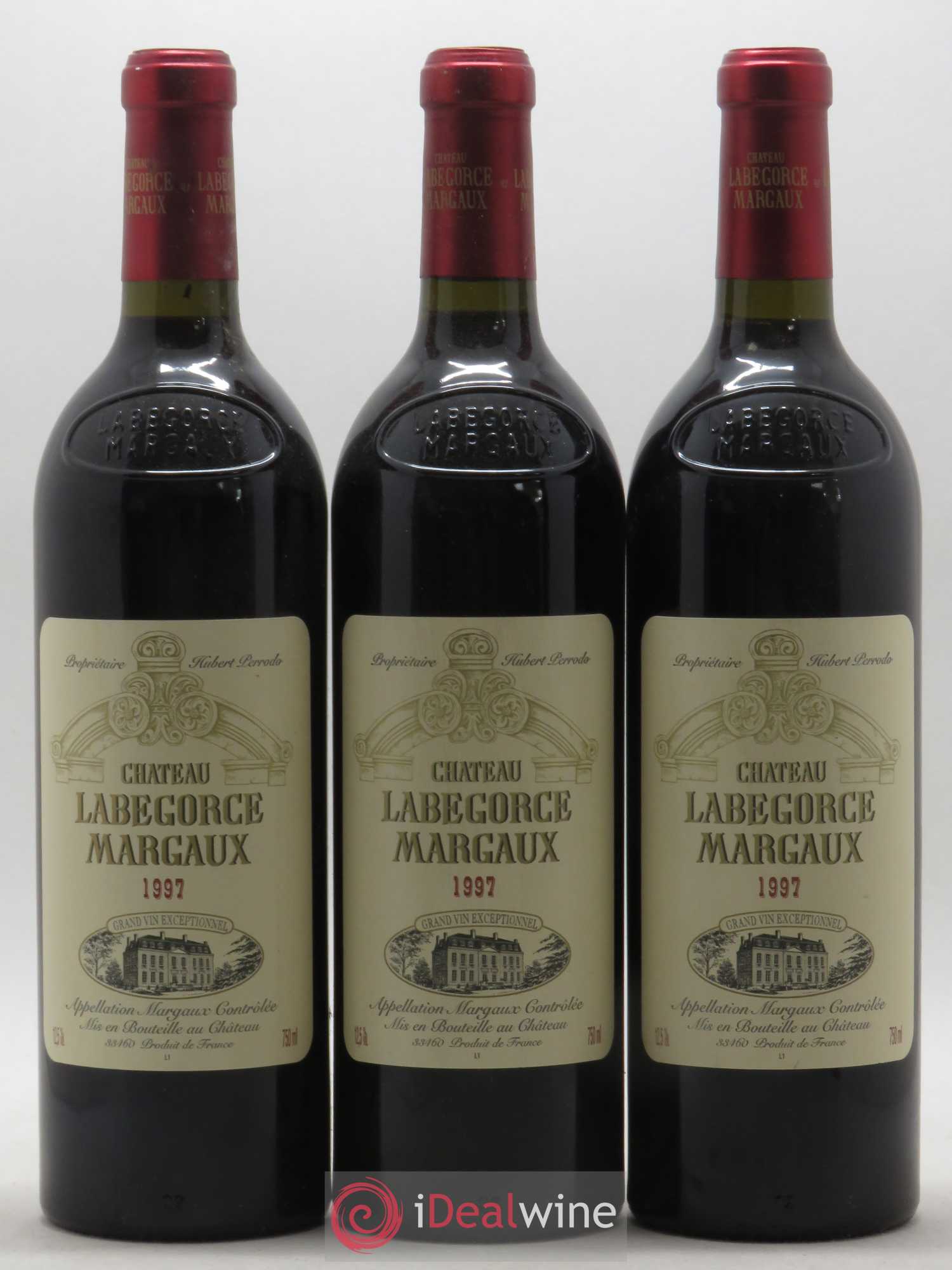 Château Labegorce Cru Bourgeois 1997 - Lot de 3 bouteilles - 0