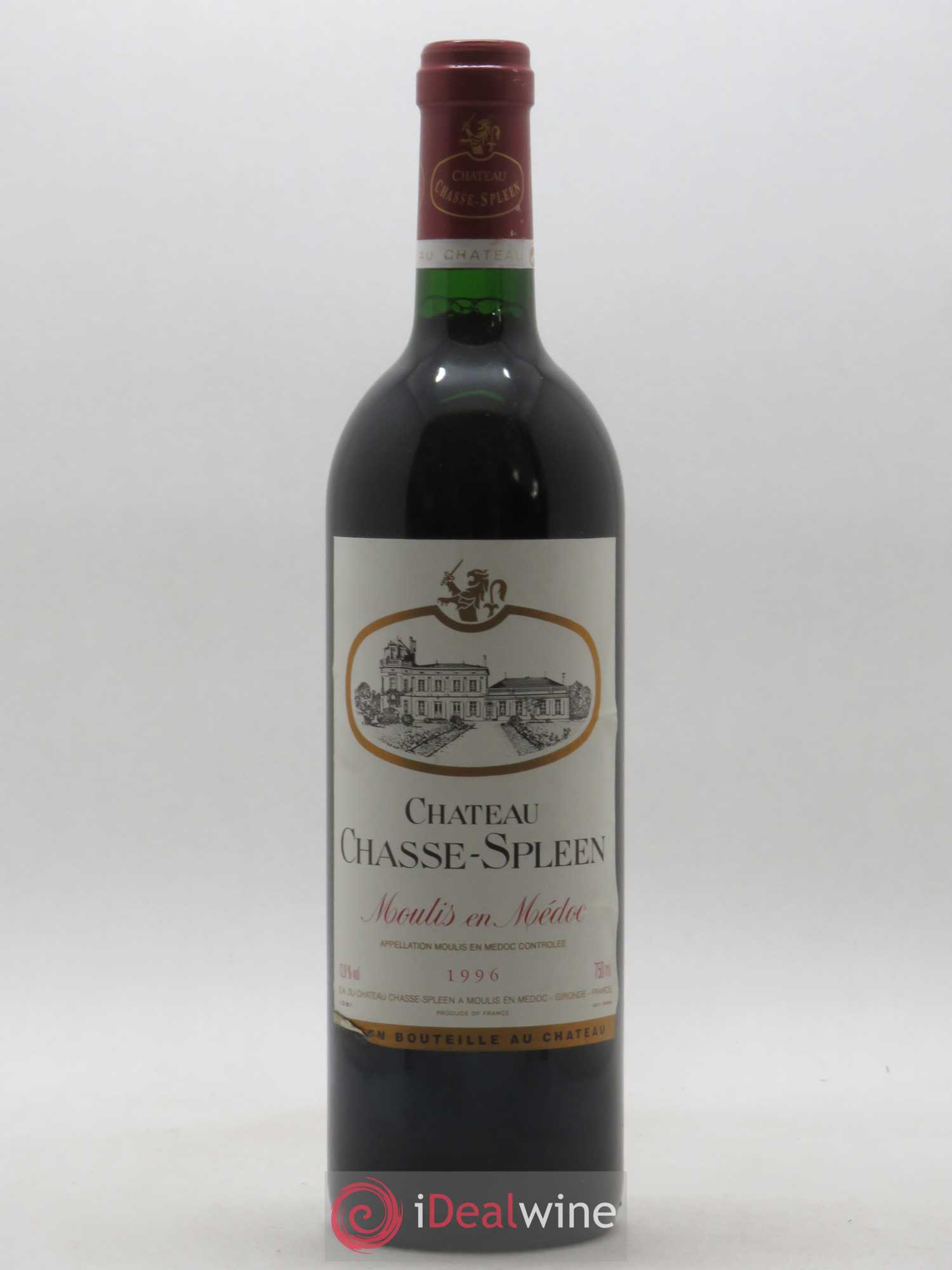 Château Chasse Spleen 1996 - Lot de 1 bouteille - 0