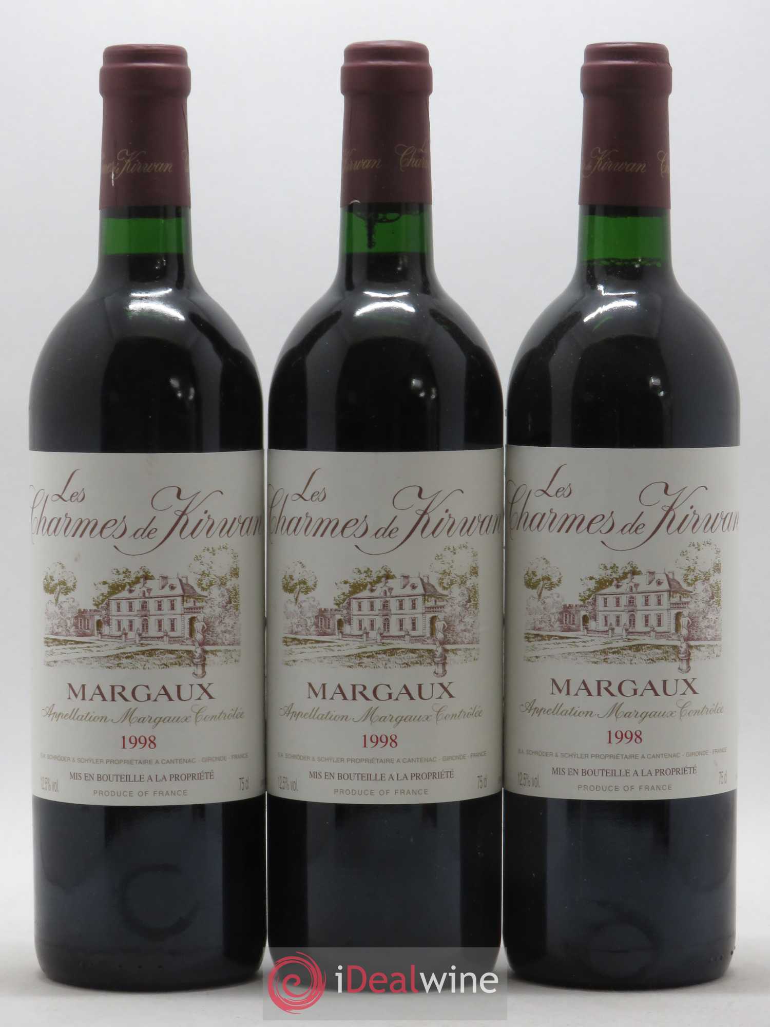 Charmes de Kirwan Second Vin 1998 - Lot de 6 bouteilles - 1