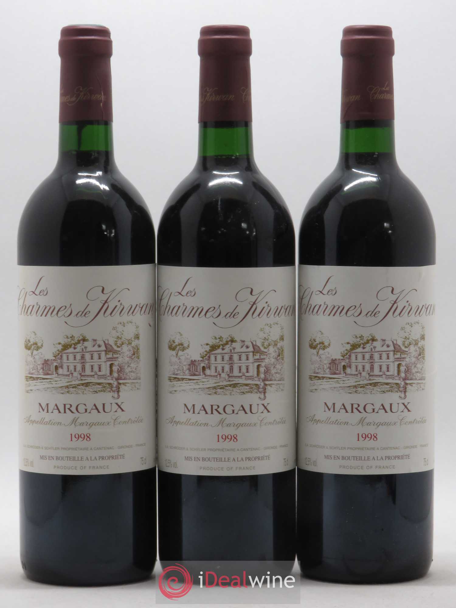 Charmes de Kirwan Second Vin 1998 - Lot de 6 bouteilles - 2