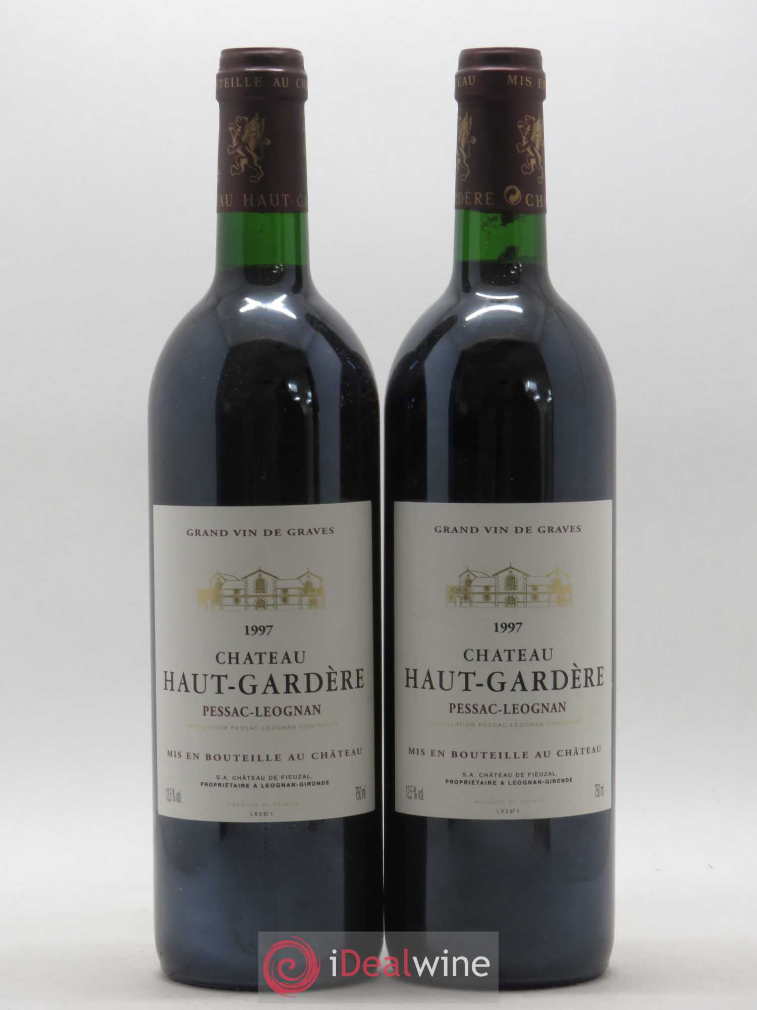 Château Haut-Gardère 1997 - Lot de 2 bouteilles - 0