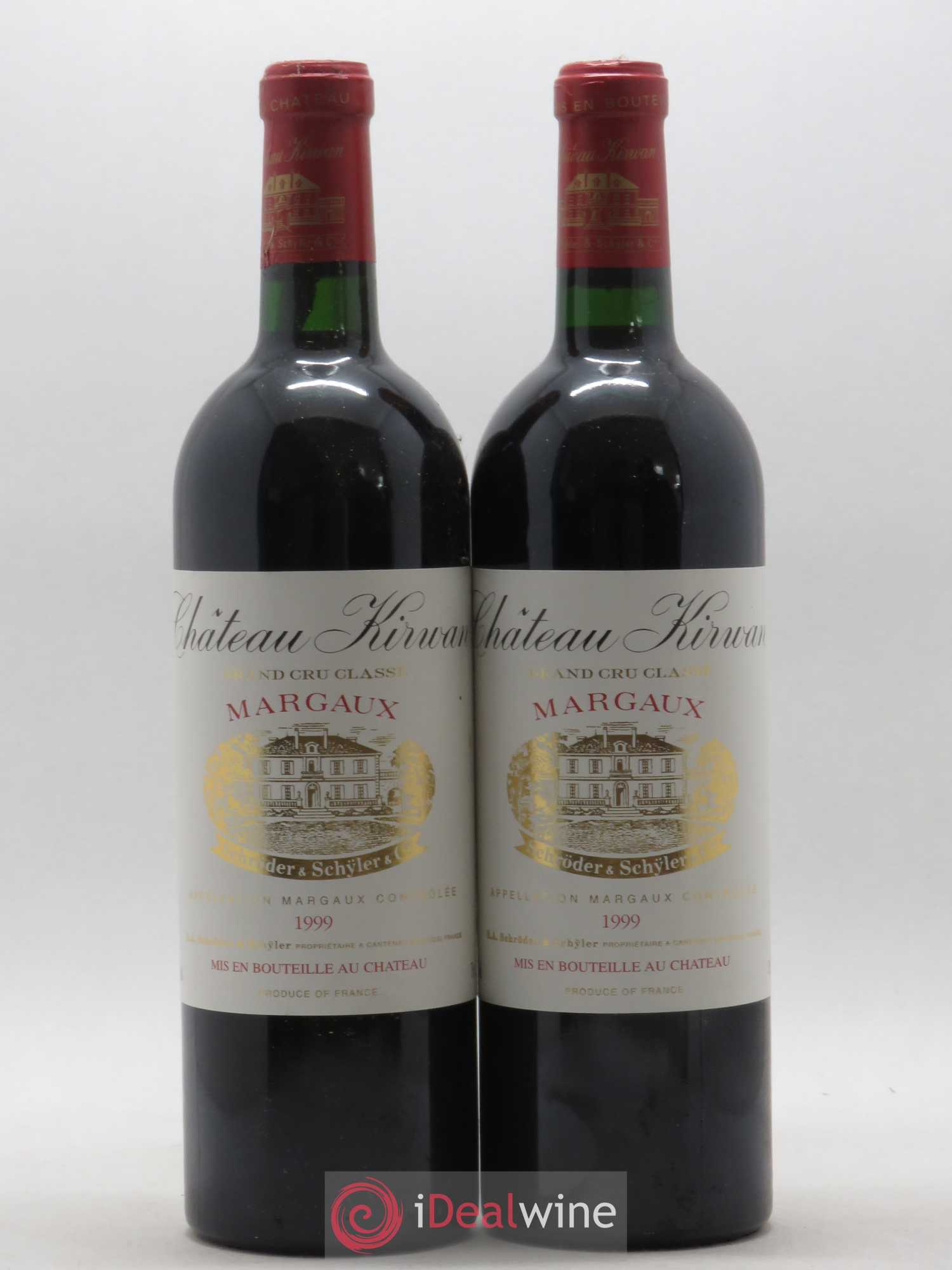 Château Kirwan 3ème Grand Cru Classé 1999 - Lot de 2 bouteilles - 0