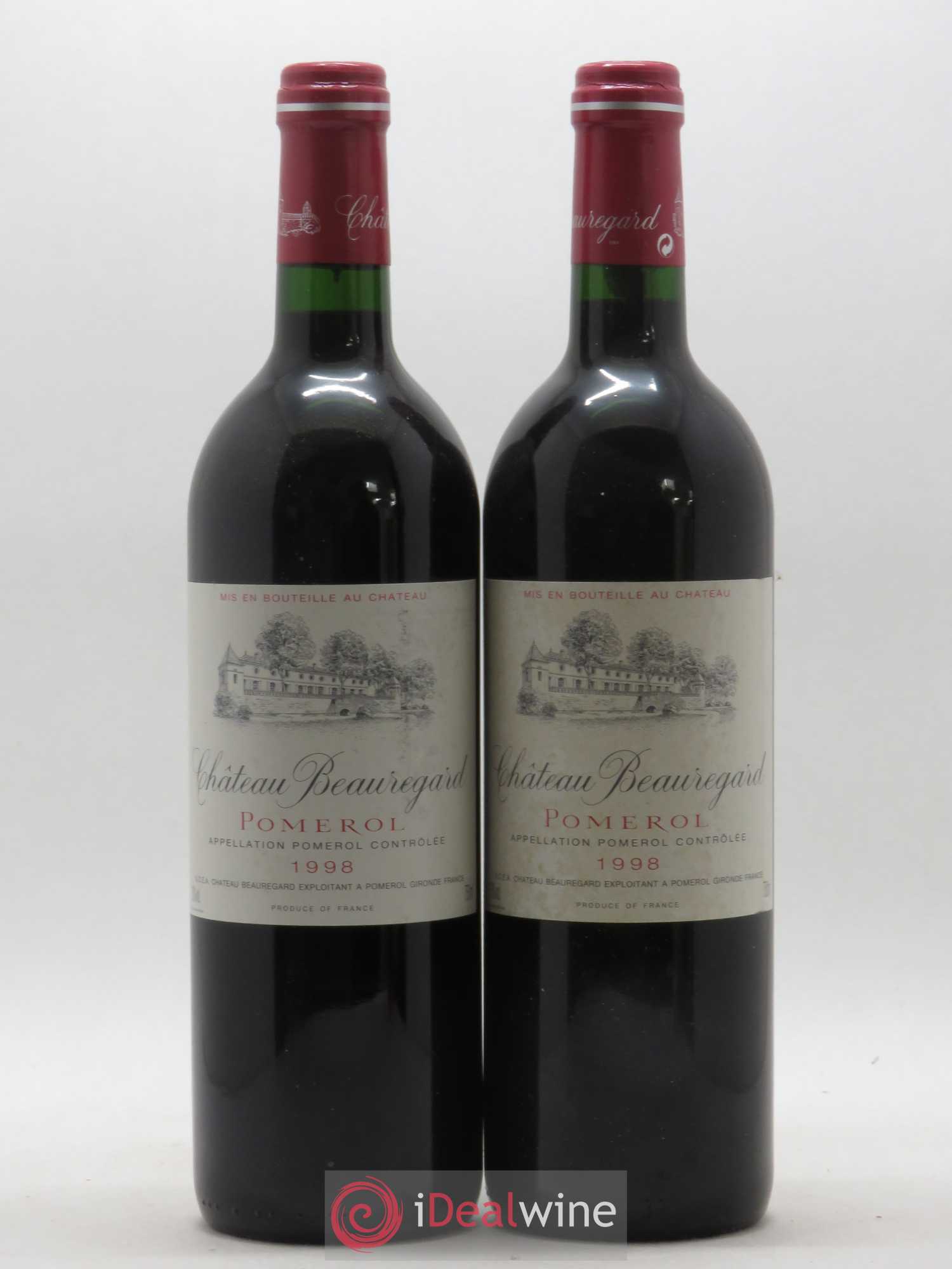 Château Beauregard 1998 - Lot de 2 bouteilles - 0
