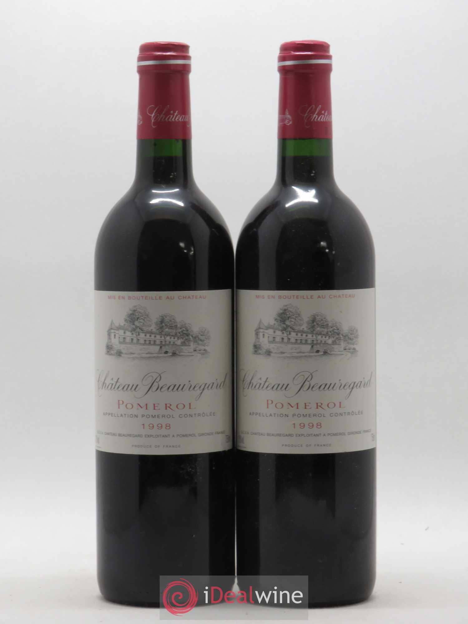 Château Beauregard 1998 - Lot de 2 bouteilles - 0