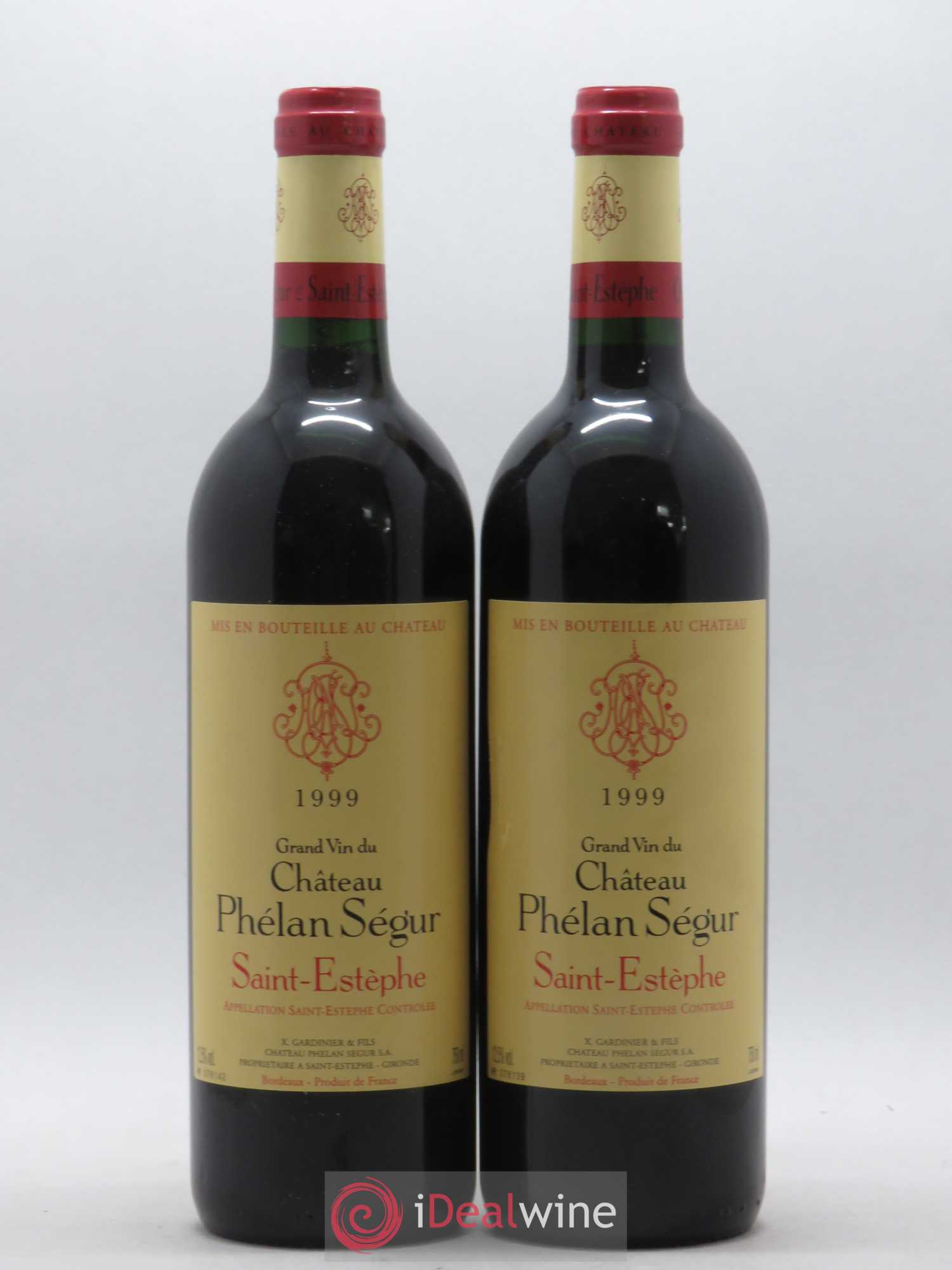 Château Phélan Ségur 1999 - Lot de 2 bouteilles - 0