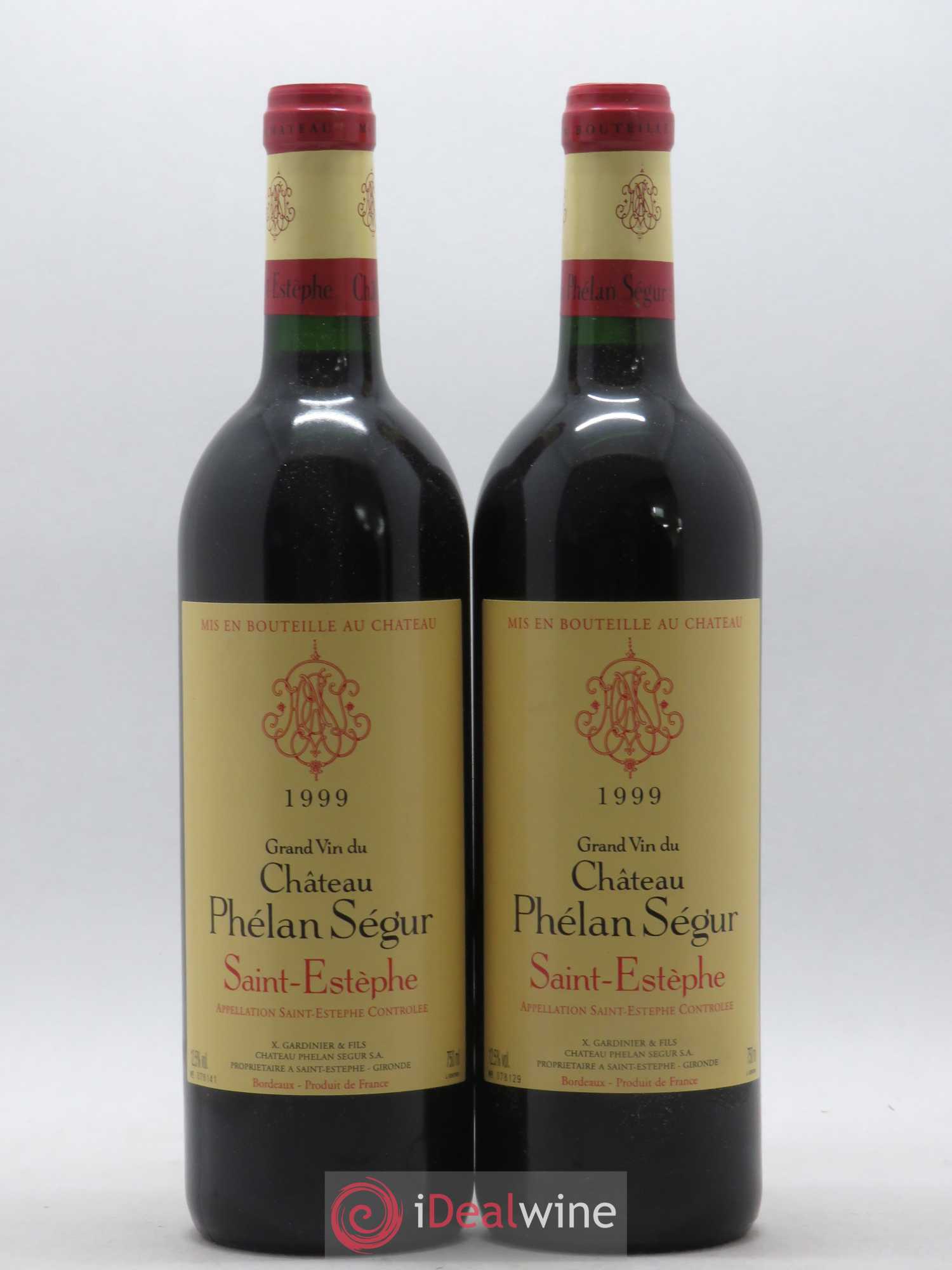 Château Phélan Ségur 1999 - Lot de 2 bouteilles - 0