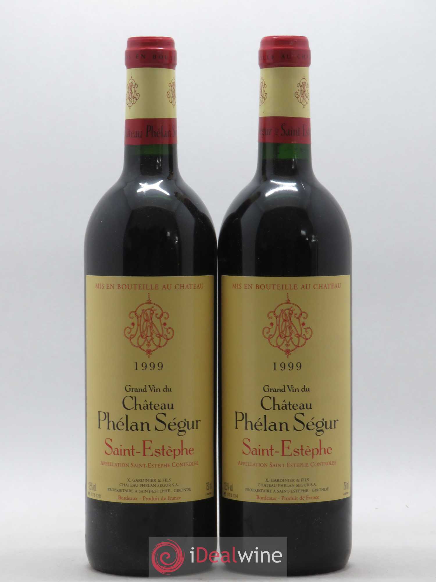 Château Phélan Ségur 1999 - Lot de 2 bouteilles - 0