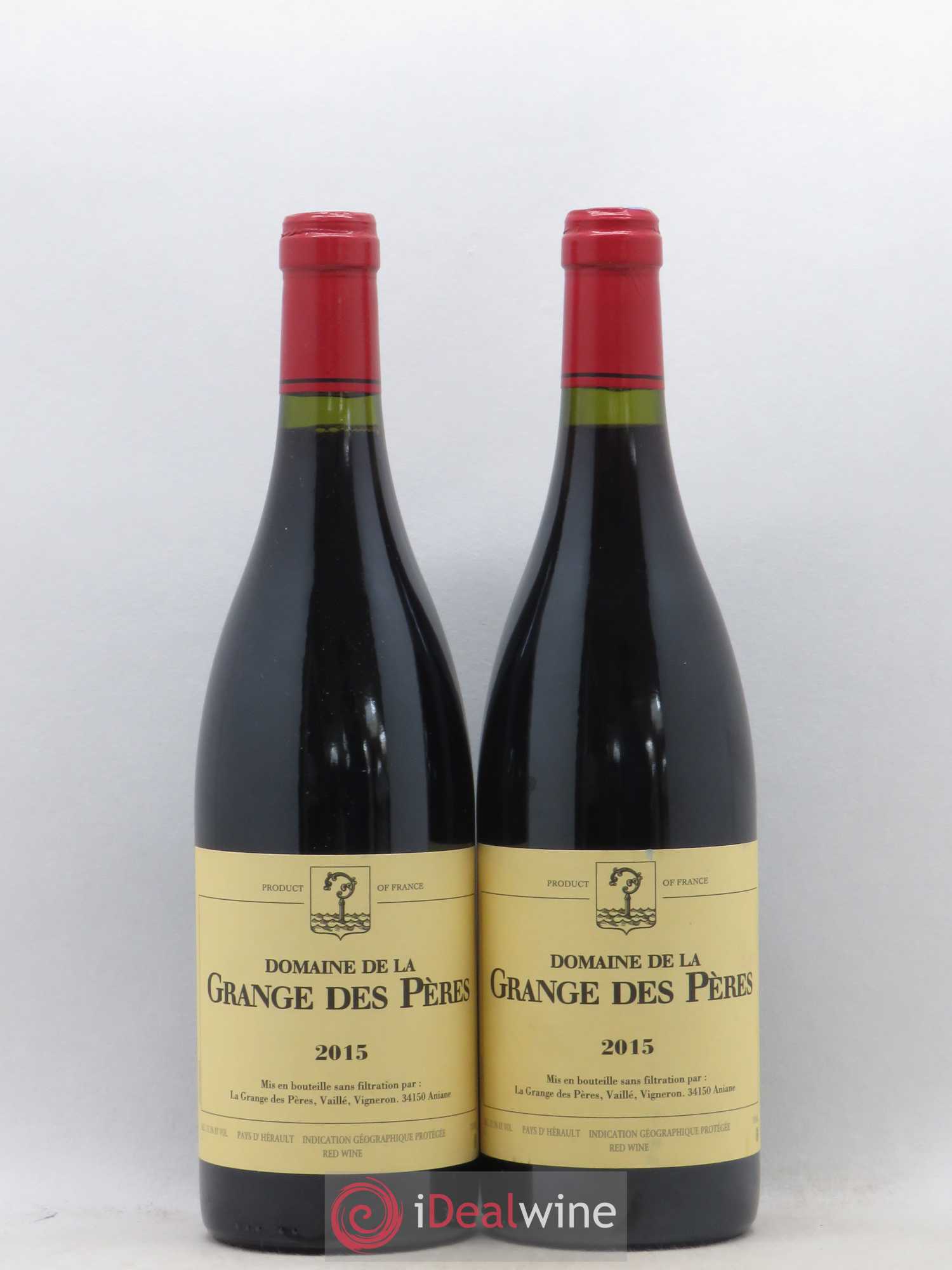Pays d'Hérault Grange des Pères Laurent Vaillé 2015 - Lot de 2 bouteilles - 0