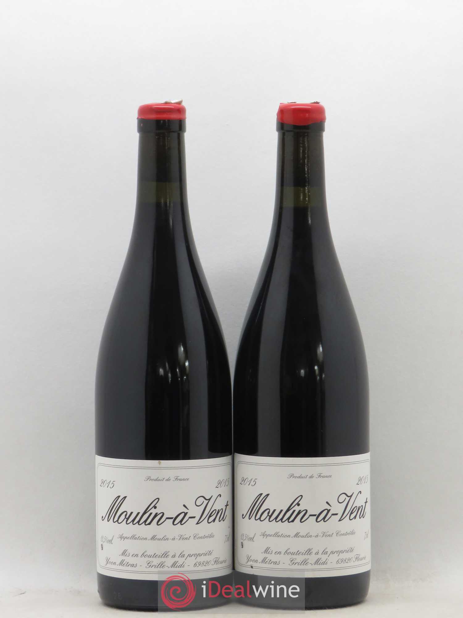 Moulin-à-Vent Yvon Métras 2015 - Lot de 2 bouteilles - 0