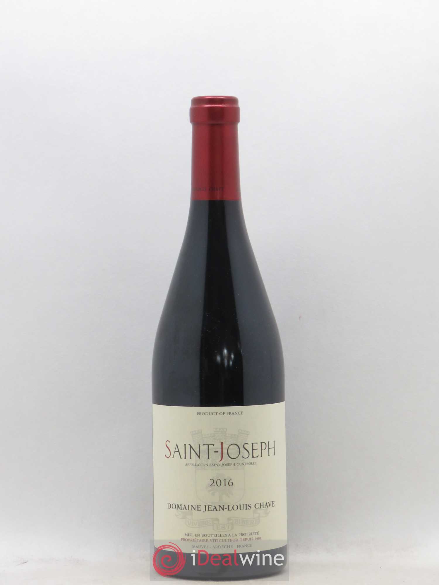 Saint-Joseph Jean-Louis Chave 2016 - Lot de 1 bouteille - 0