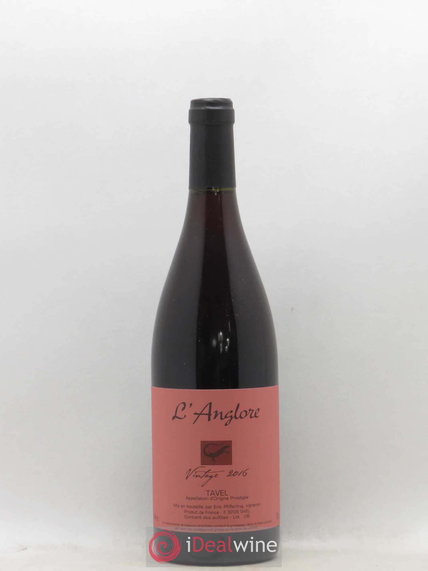 Tavel Vintage L'Anglore 2016 - Lot de 1 bouteille - 0