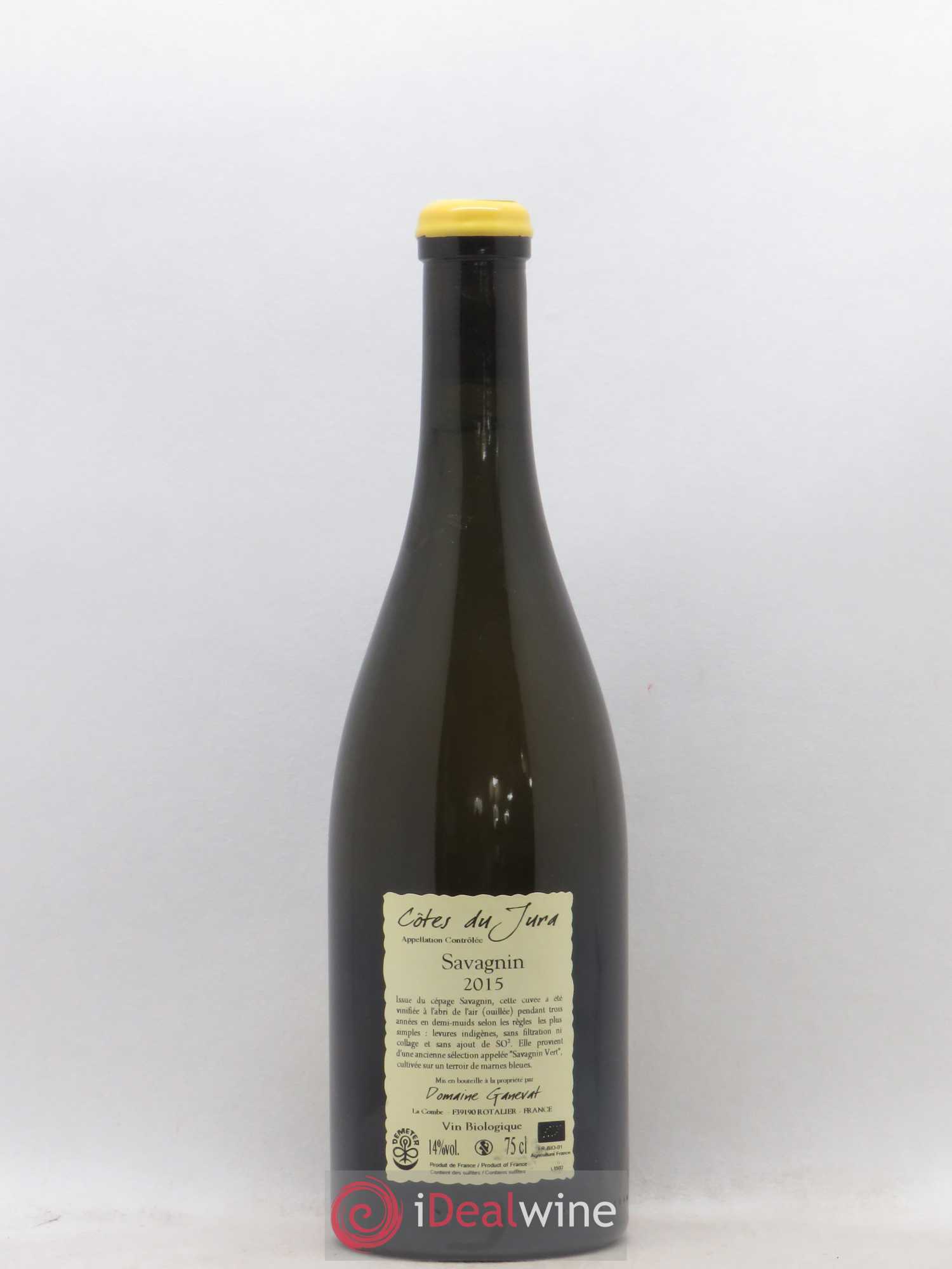 Côtes du Jura Les Chalasses Marnes Bleues Jean-François Ganevat (Domaine) 2015 - Lot de 1 bouteille - 1
