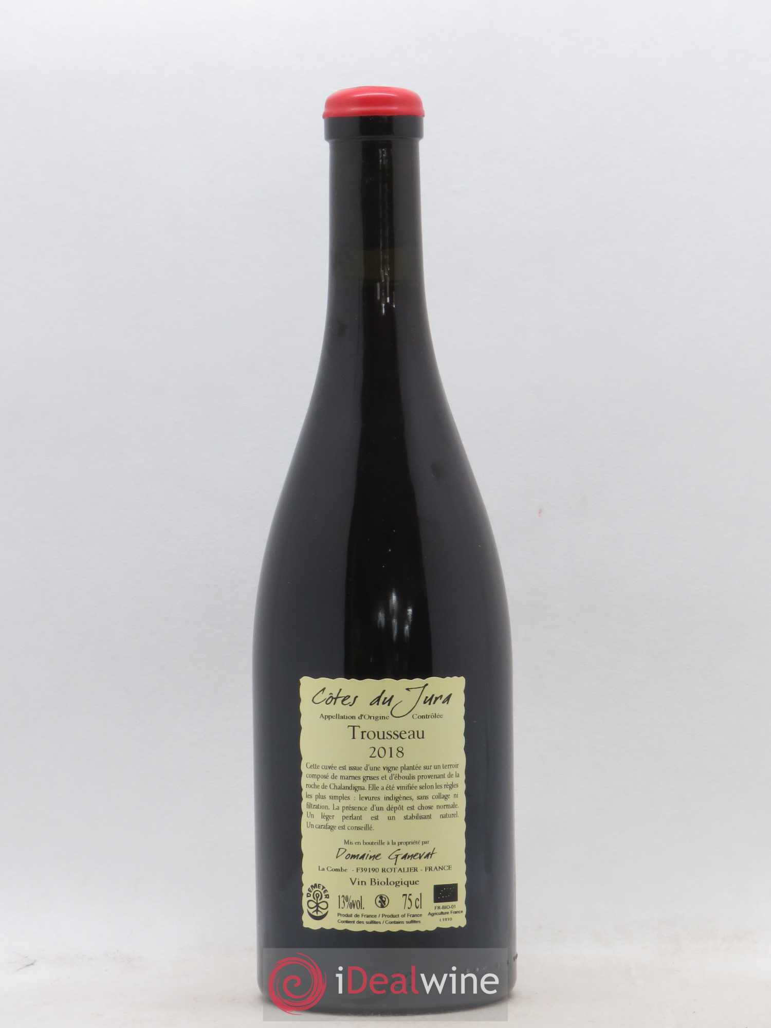 Côtes du Jura Plein Sud Jean-François Ganevat (Domaine) 2018 - Lot de 1 bouteille - 1
